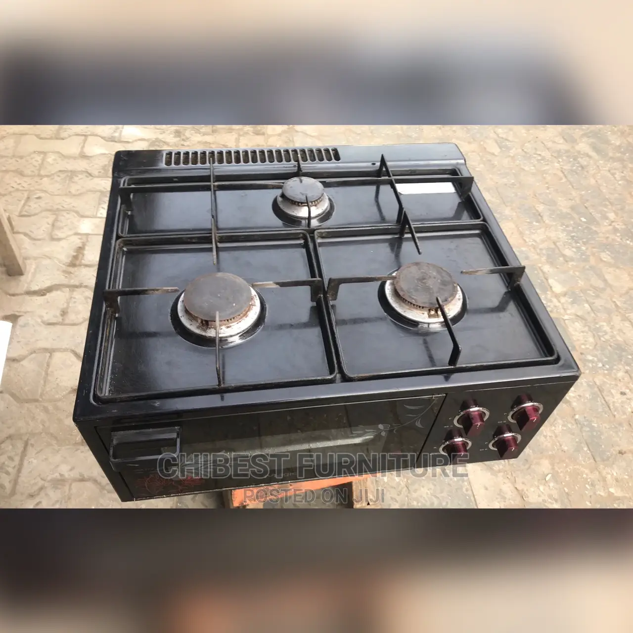 Quality 3 Burner Oven Gas Cooker Automatic Ignition
