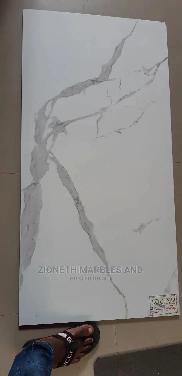 White 120x60 Porcelain Tiles