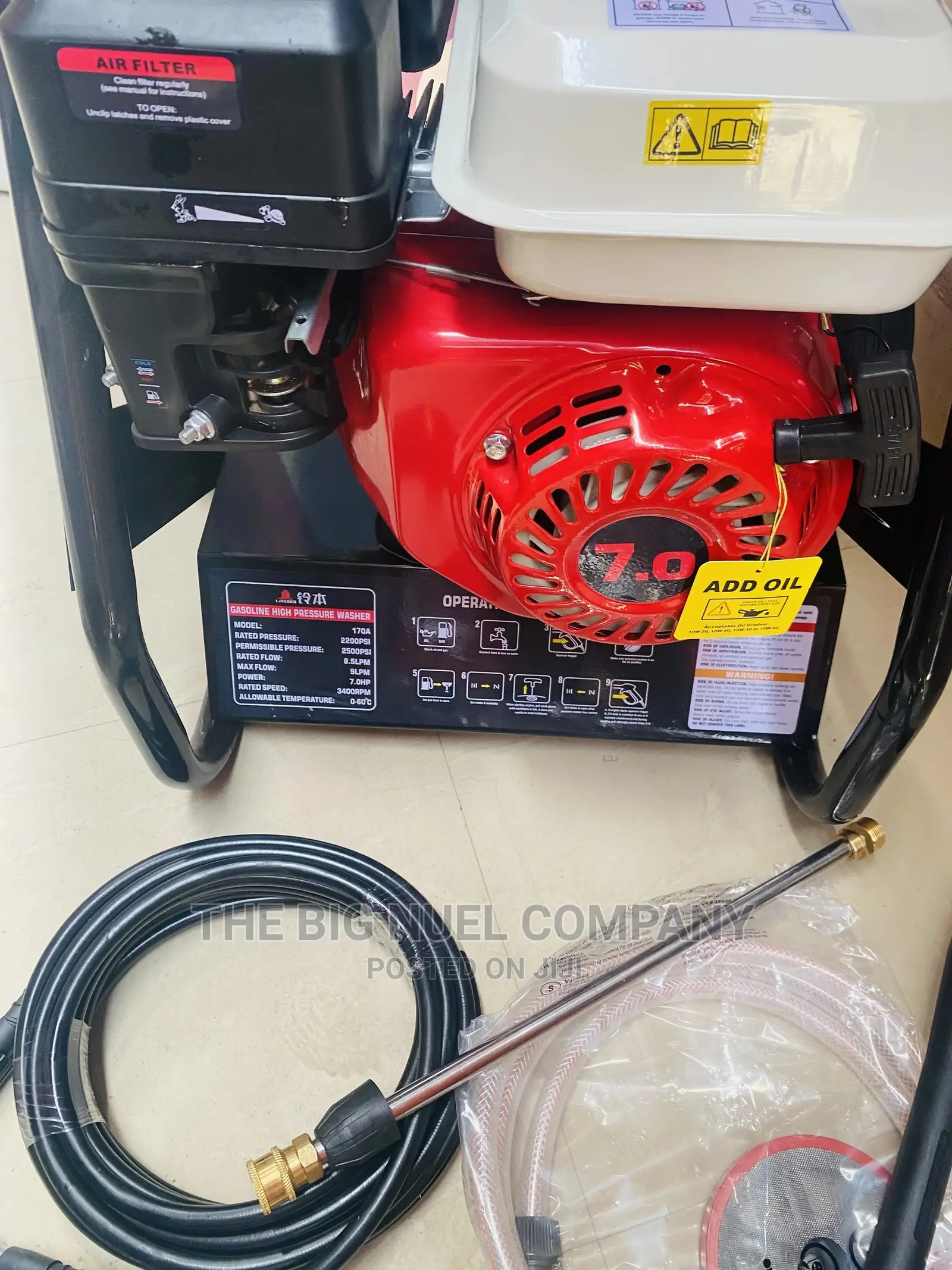 Quality Pressure Washer Machine 7hp