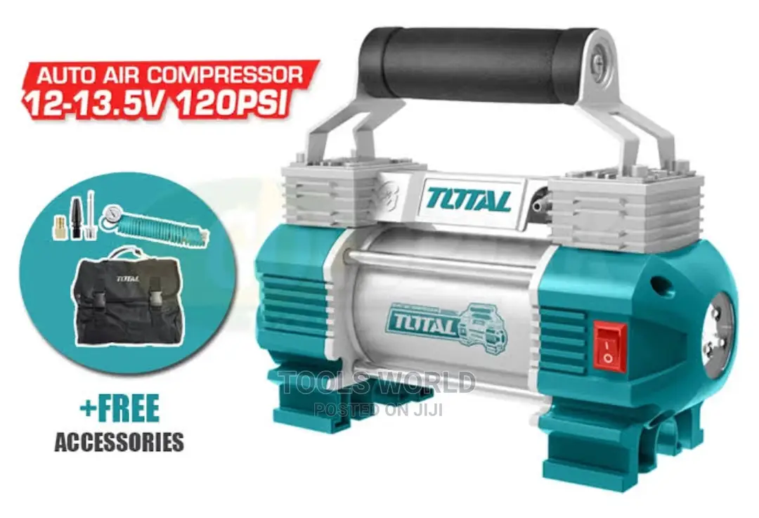Total Auto Air Compressor With Light 120psi - TTAC2506