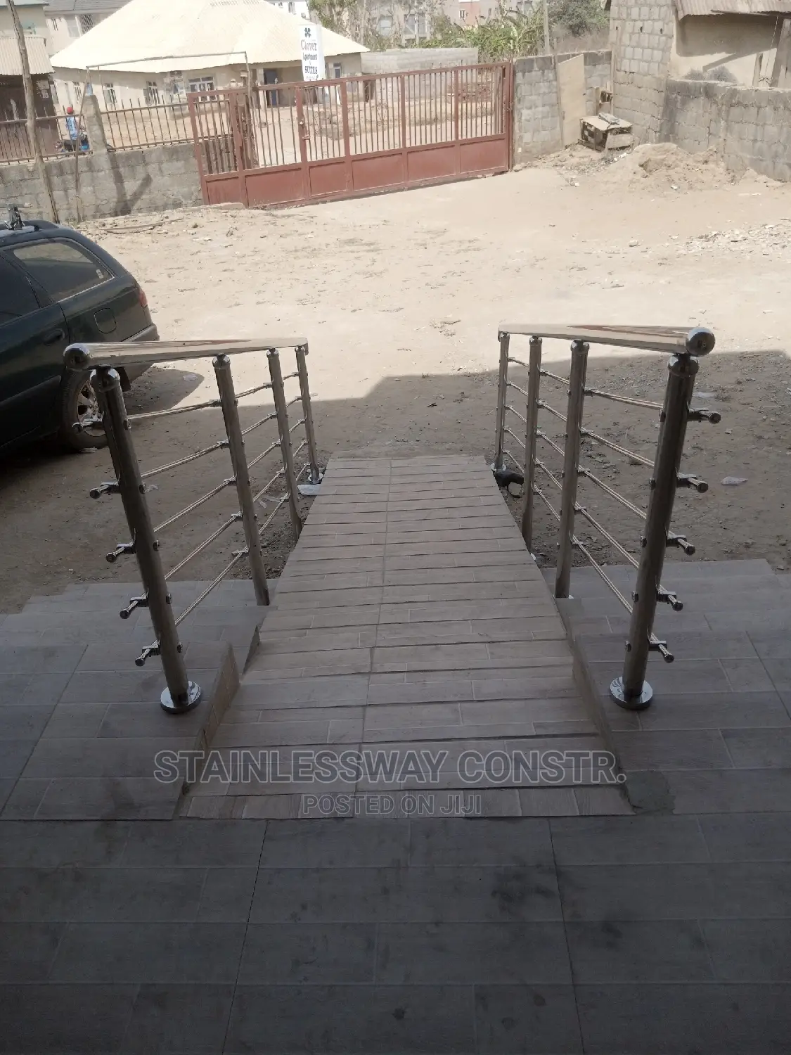 Stainless Railing Entrance Rento
