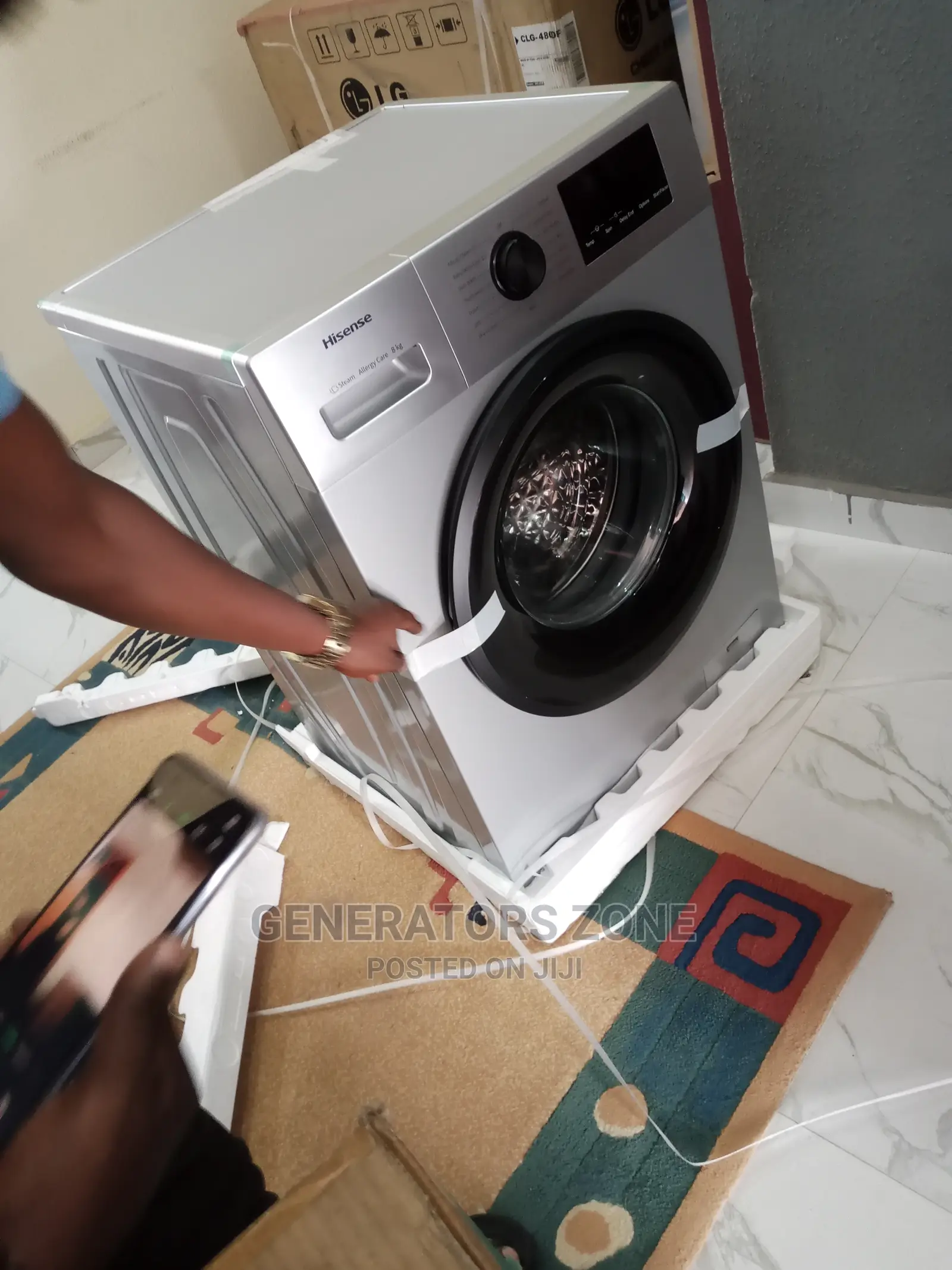Front Load Hisense 8kg Washing Machine - Brand New