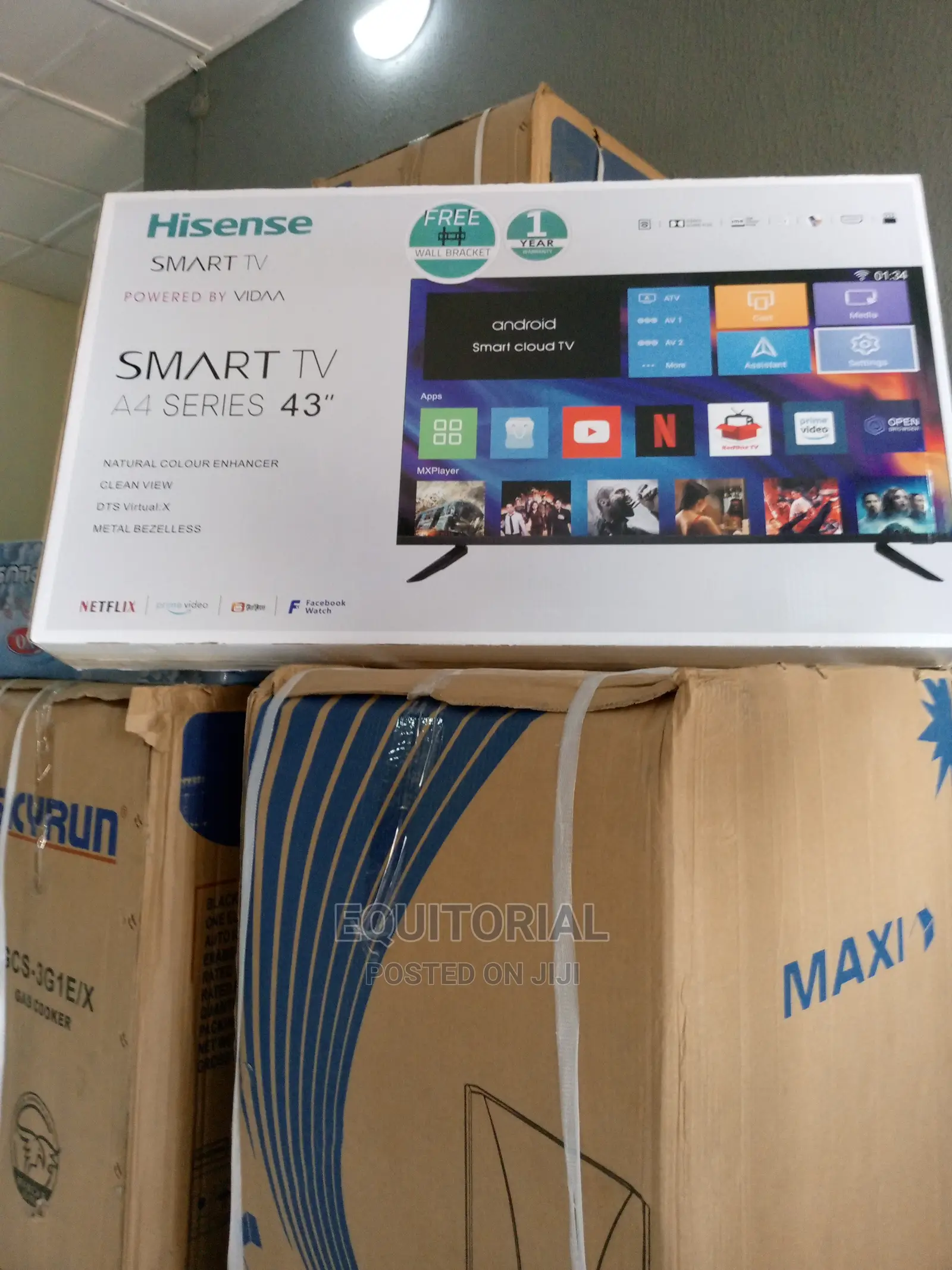 HISENSE 43'' HDR SMART TV With Free Bracket