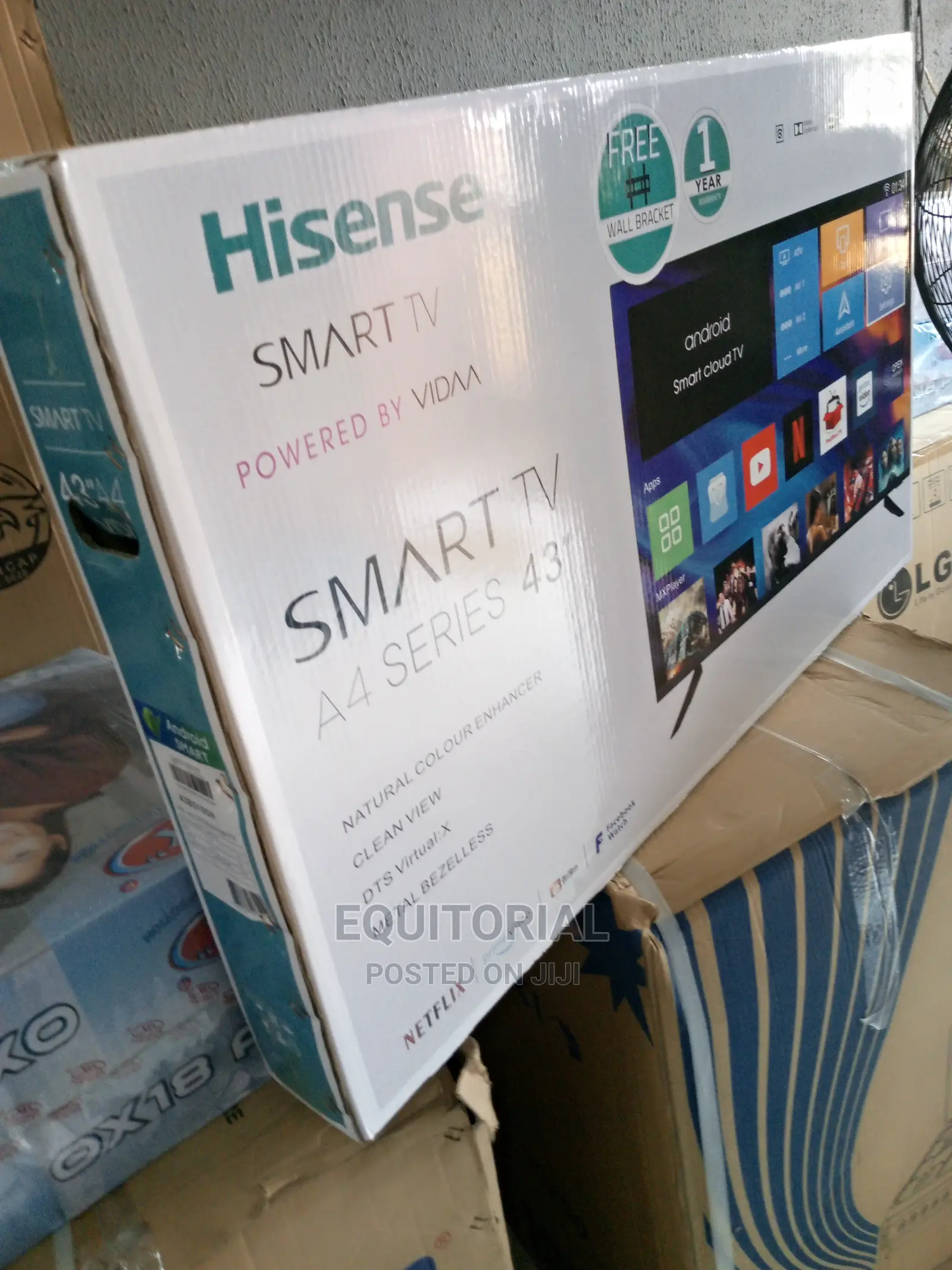 HISENSE 43'' HDR SMART TV With Free Bracket