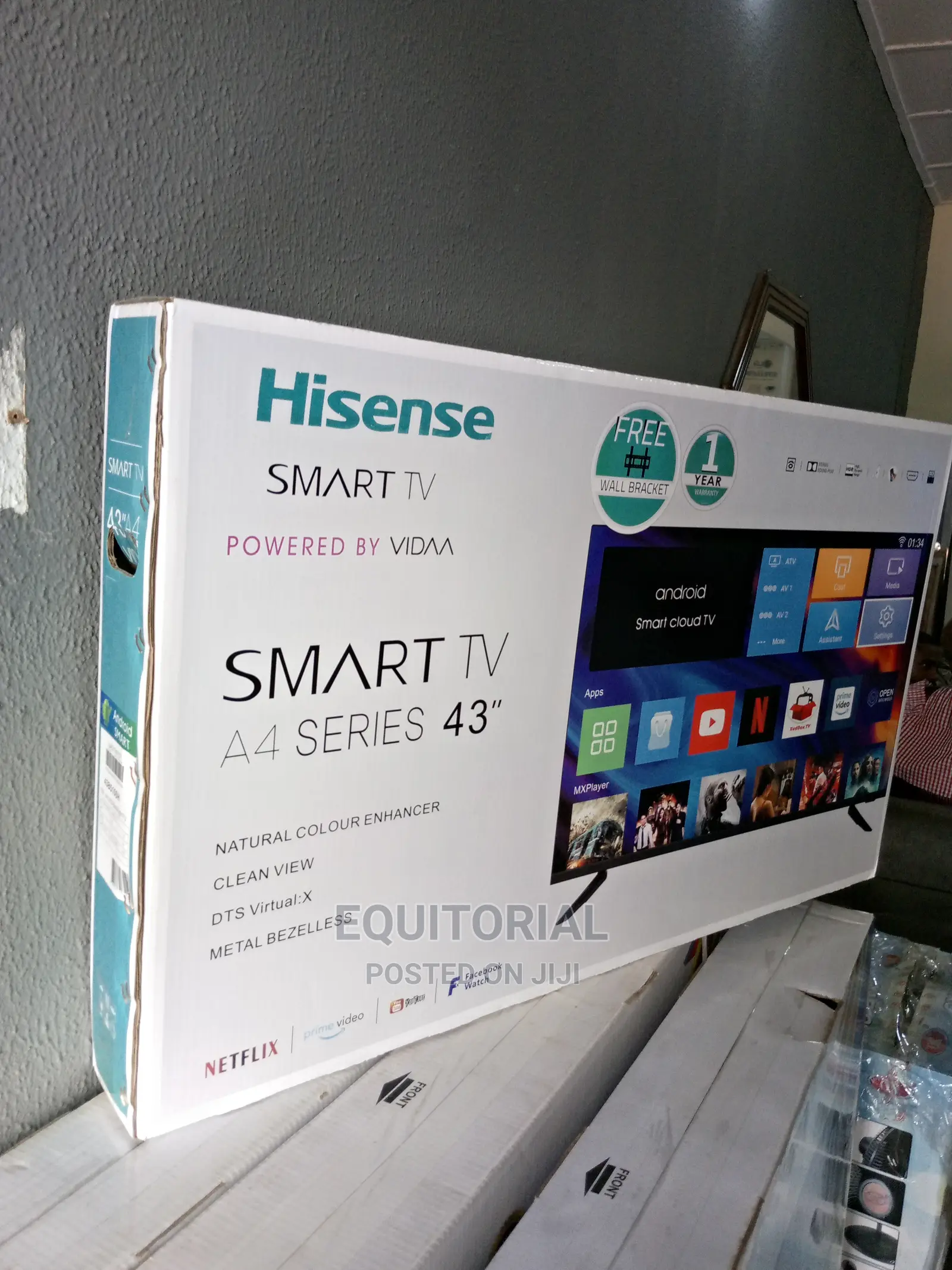 Hisense A4 43inches Wireless Smart TV + Free Wall Bracket