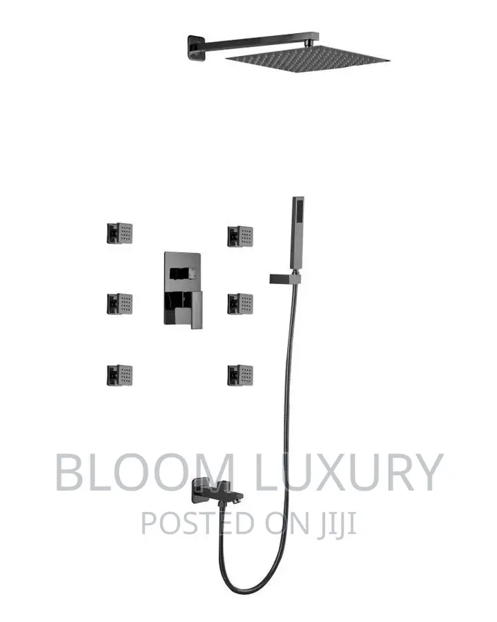 Shower Set With Body Jets Wall Mount Shower