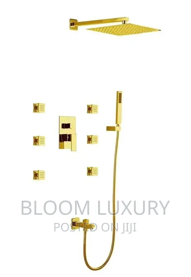 Shower Set With Body Jets Wall Mount Shower