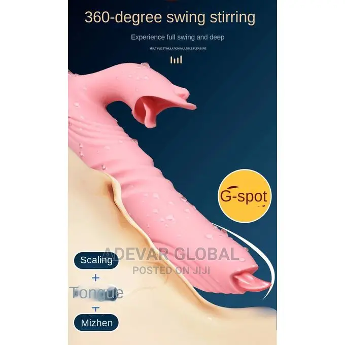 Rechargeable Telescopic 360 Degree Swing Orgasm Vibrator Sex