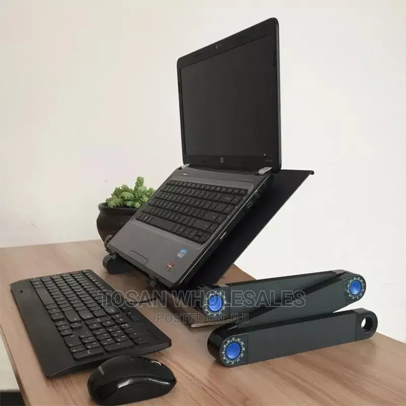 T9 Multi Functional Adjustable Laptop Table and Cooling Fan
