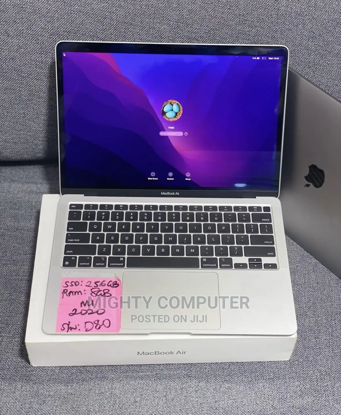 Laptop Apple MacBook Air 2020 M1 8GB Apple M1 SSD 256GB