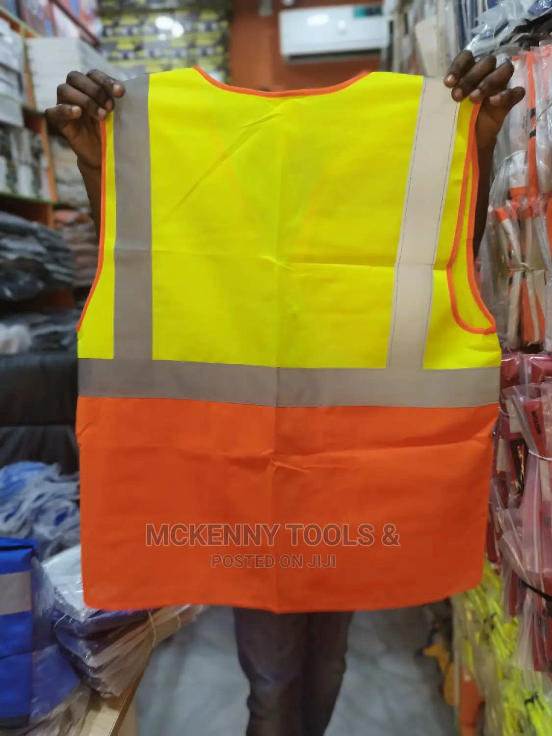 Sfvest High Visibility Reflective Safety Work Vest Security