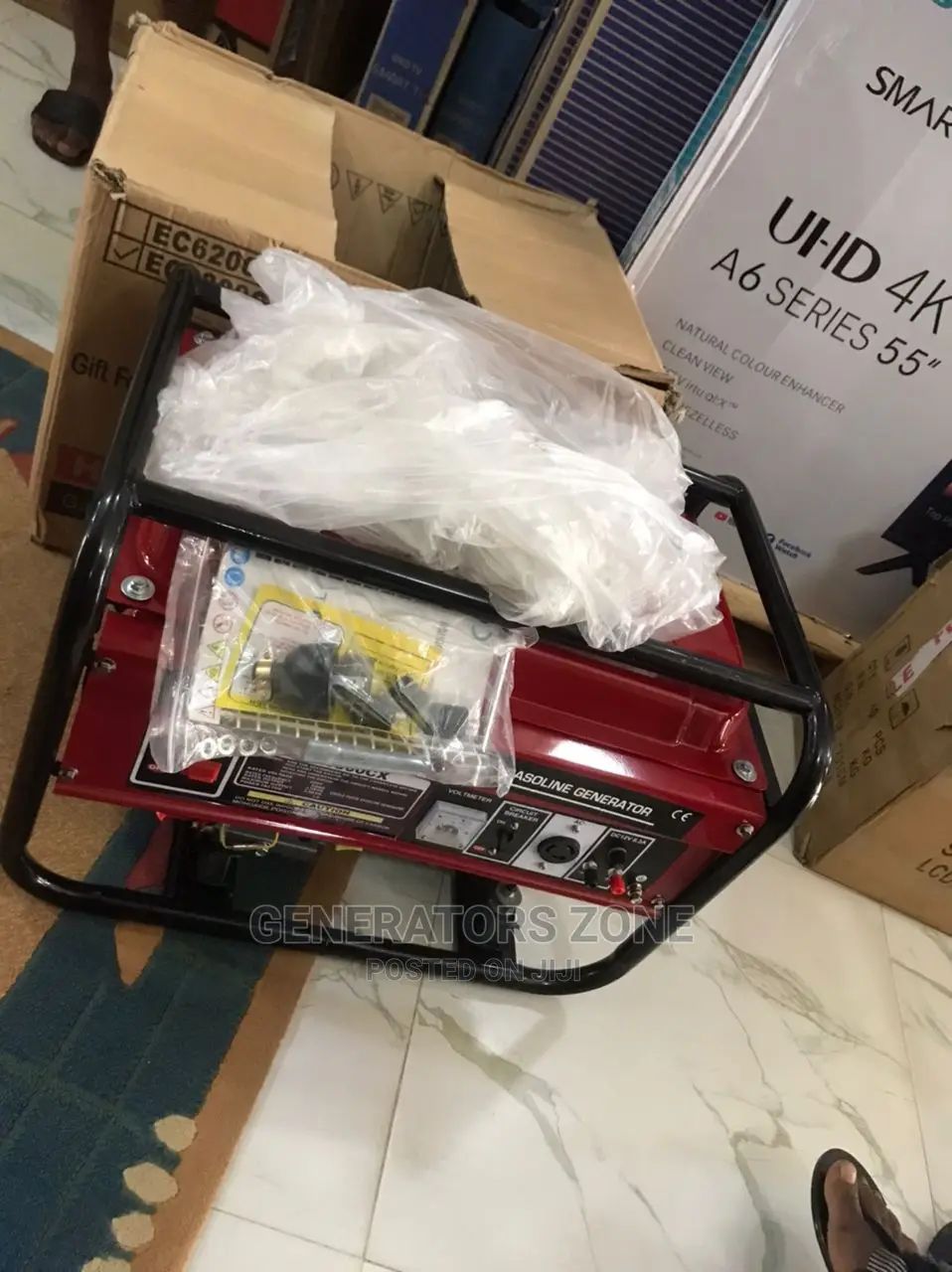 Elepaq Manual Generator- Red Tank | 15l ( Ec6800cx)