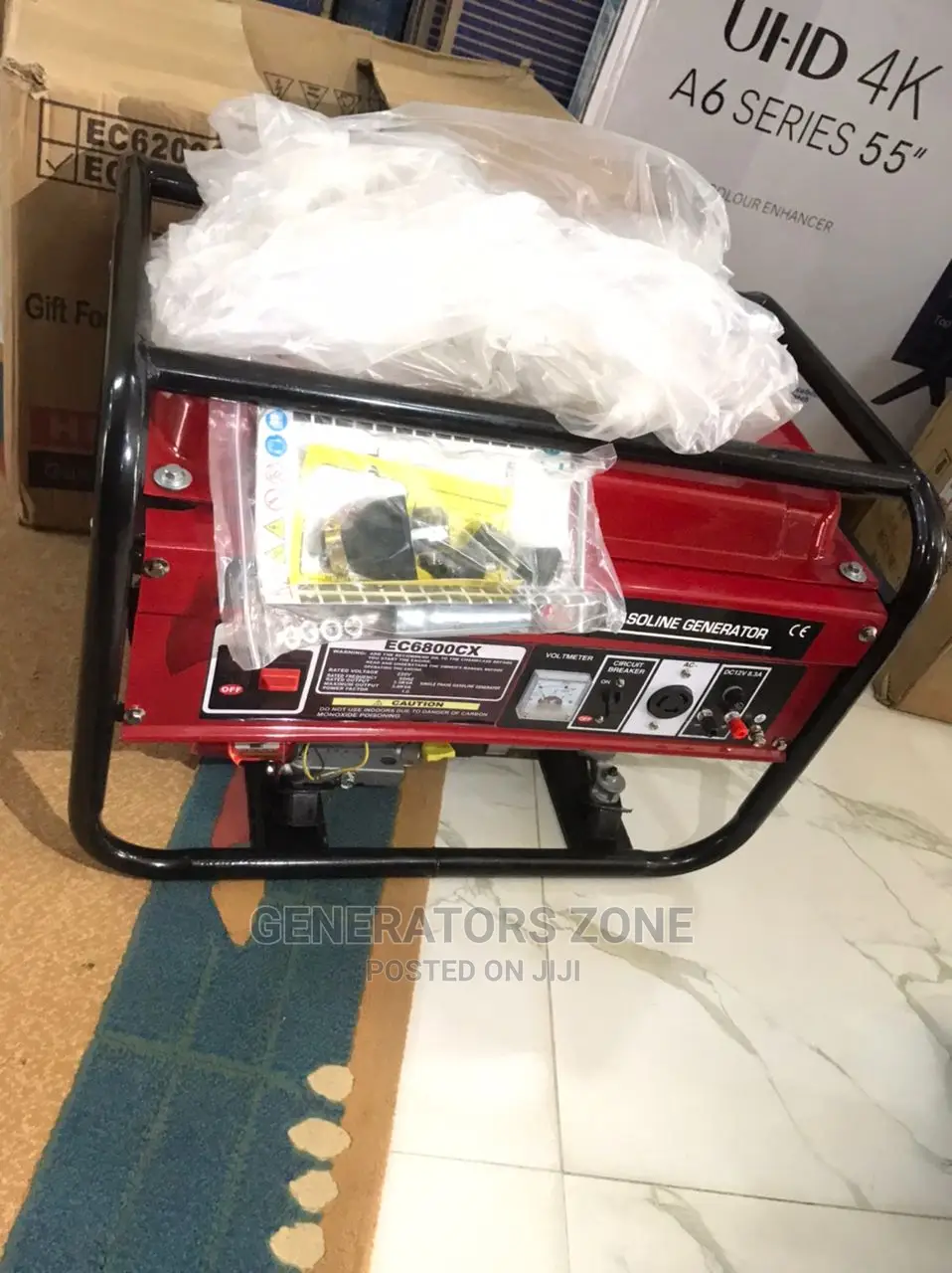 Elepaq Manual Start Generator 3.5kva ( Red Tank)| Ec6800cx