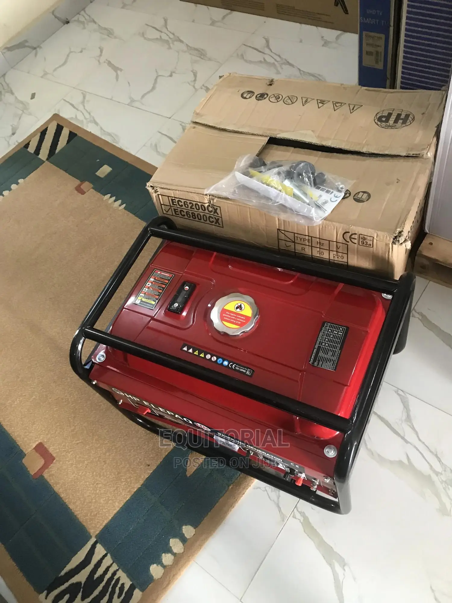 Elepaq 3.5kva Manual Generator Red Tank