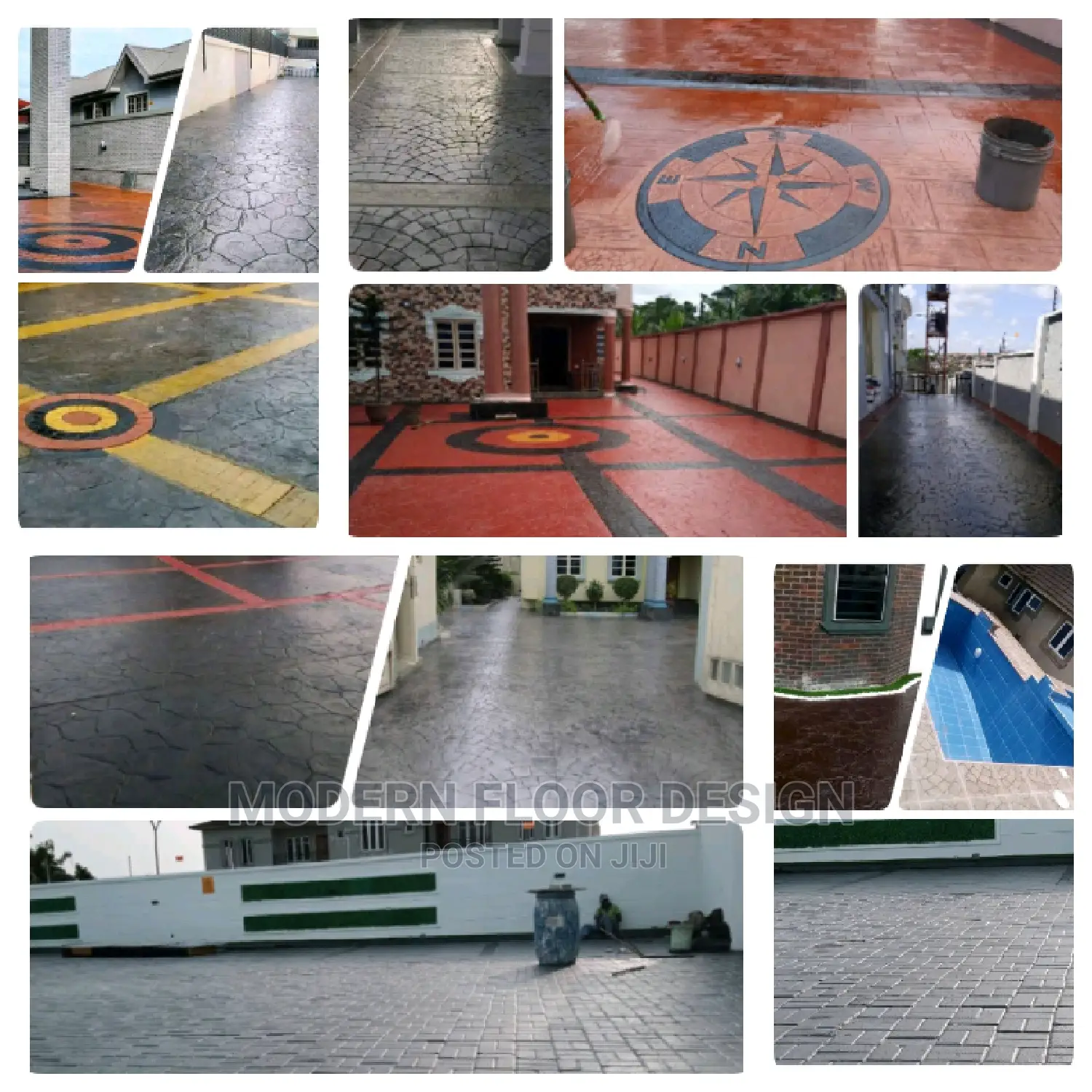 Most Sky Lime Stamps Floor