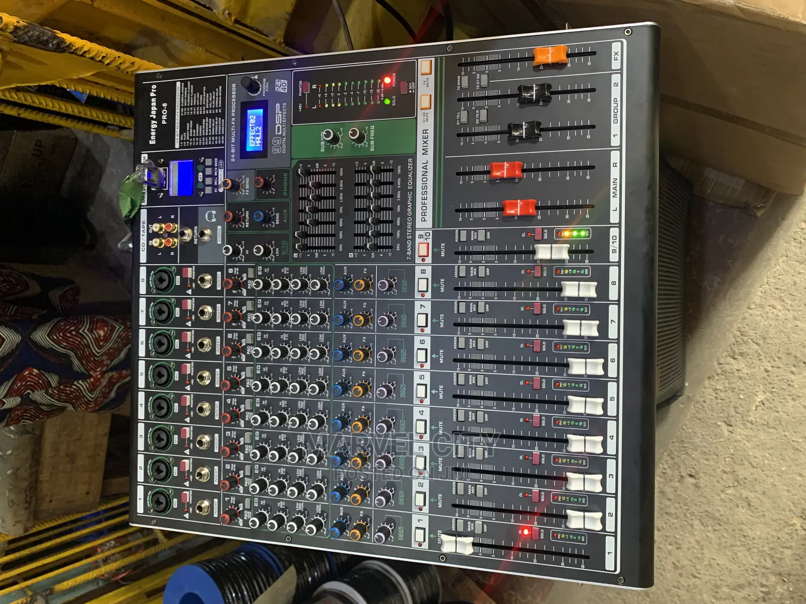 8 Channel Non-Powered Mixer