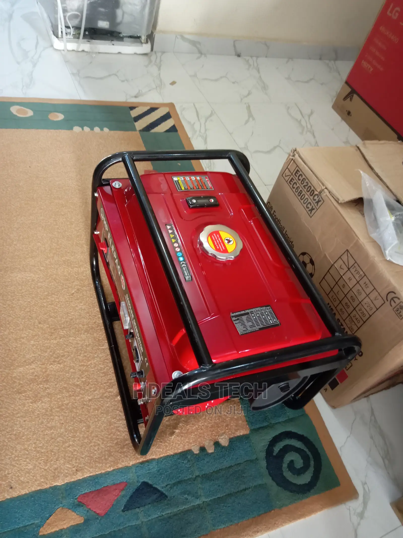 Brand New 3.5KVA Elepaq Portable Generator, EC6800CX.