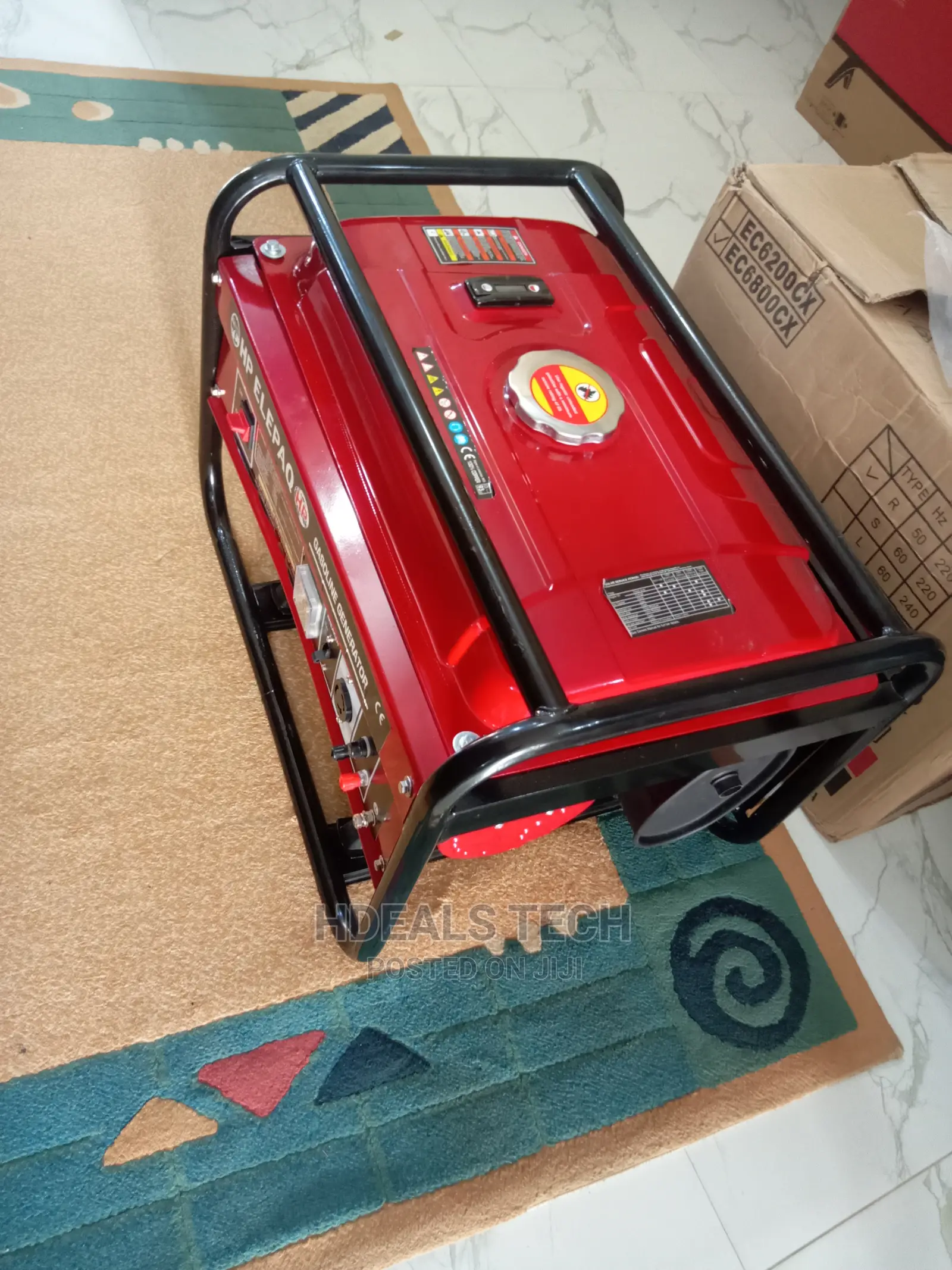 Original 3.5KVA Elepaq Portable Generator, EC6800CX.