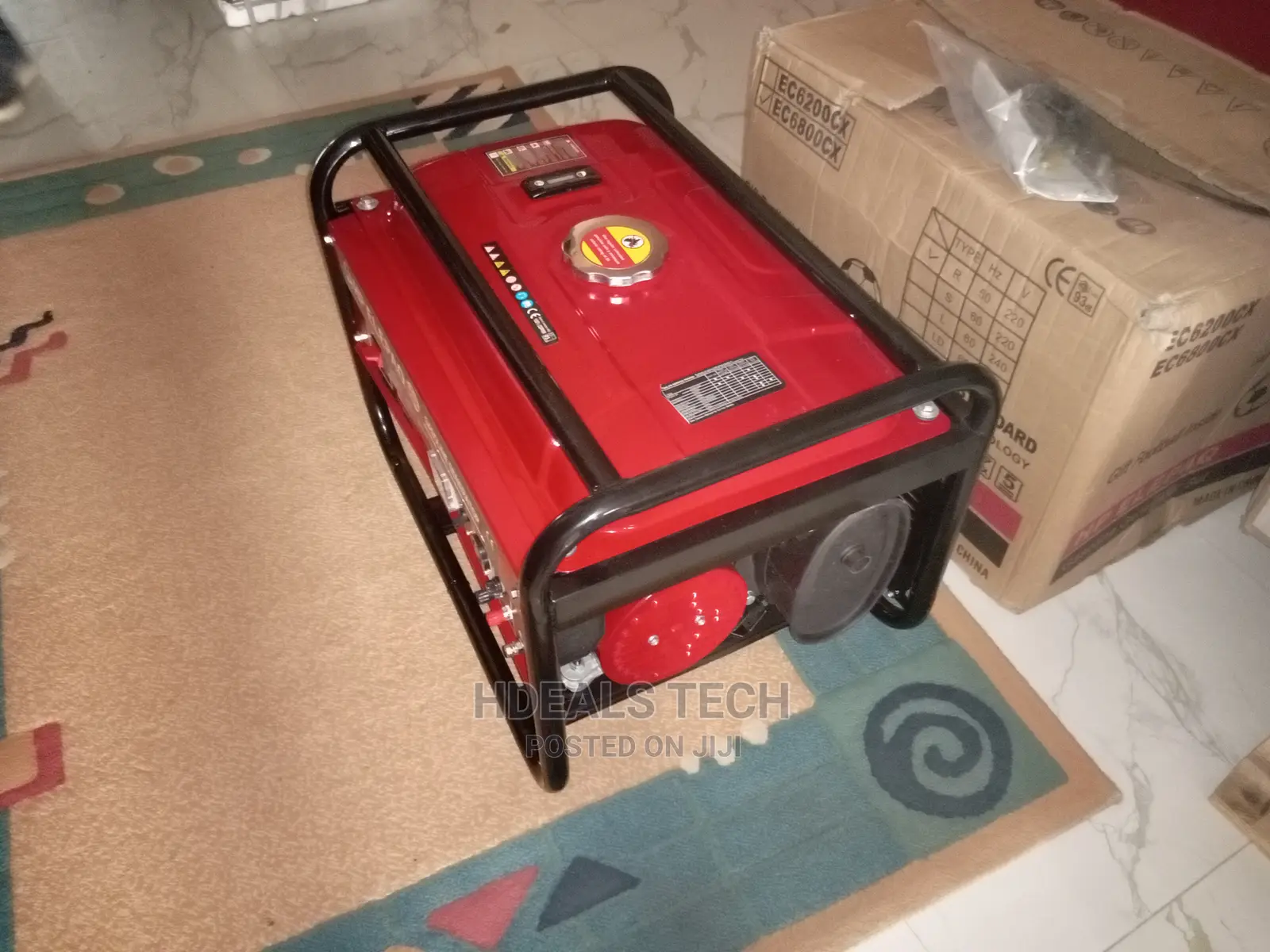 Latest 3.5KVA Elepaq (Manual-Starter) Generator, EC6800CX.