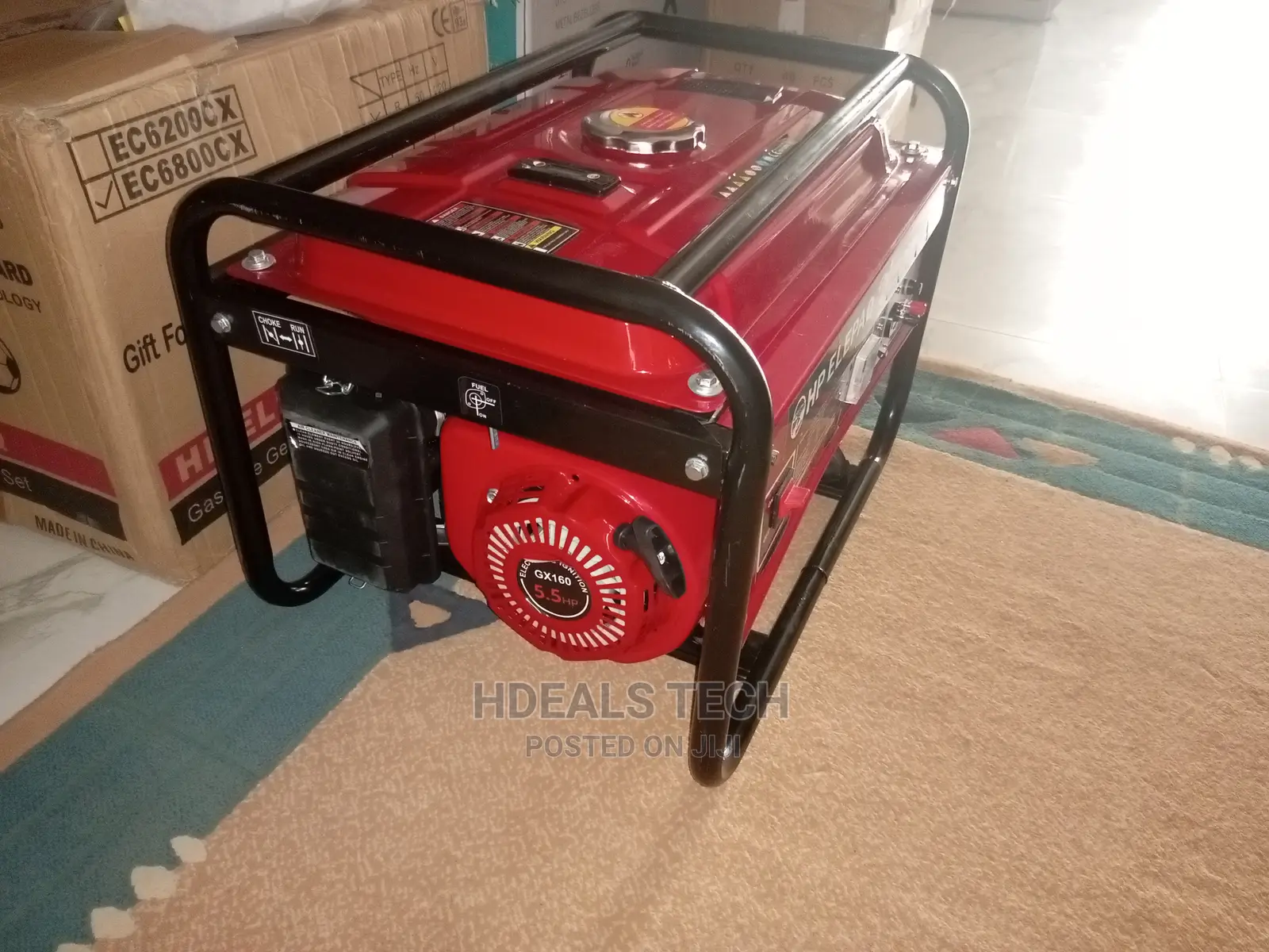 New 3.5kva Elepaq Portable Generator, Manual-Starter.