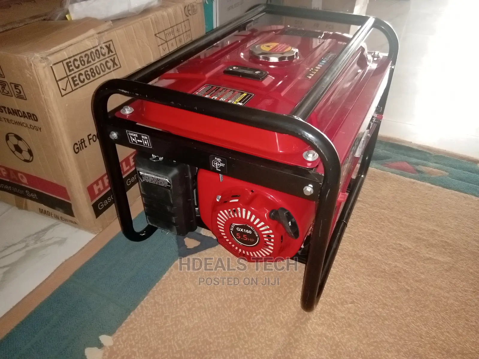 Original 3.5KVA Elepaq Portable Generator, Manual-Starter.