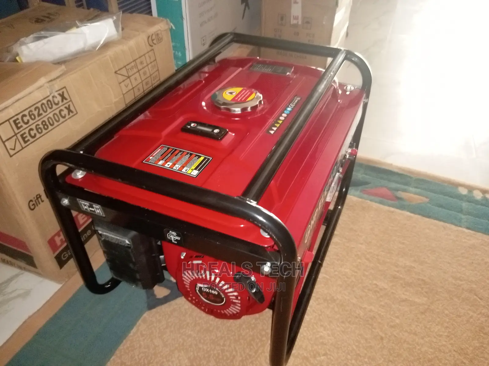 Original 3.5KVA Elepaq Portable Generator, Manual-Starter.