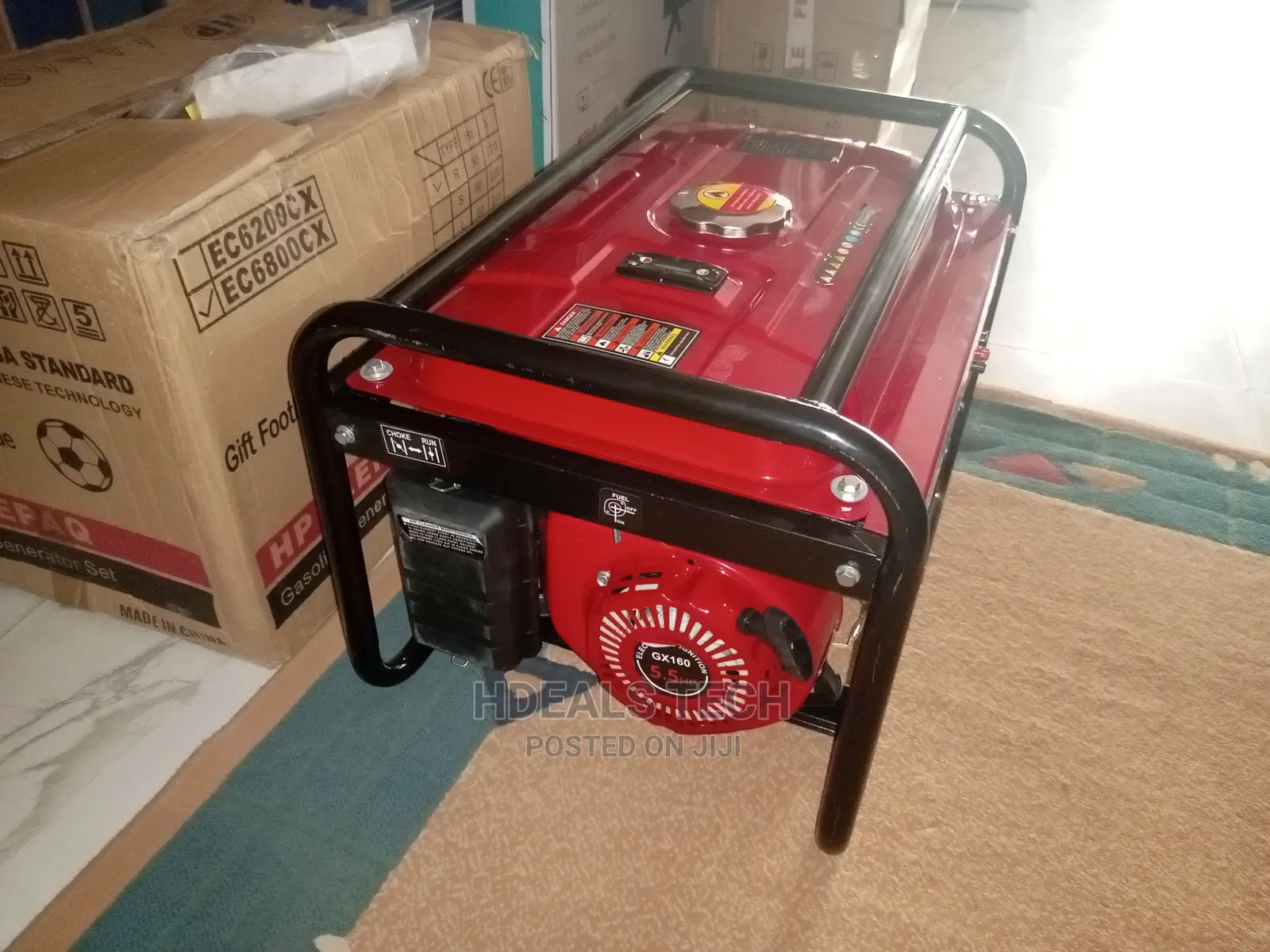 Latest 3.5KVA Elepaq Portable Generator, Manual-Starter.