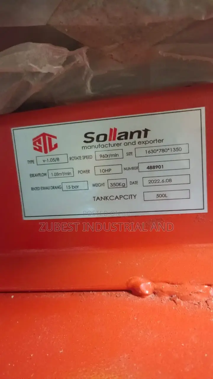 Air Compressor 500L 10hp 15 Bar