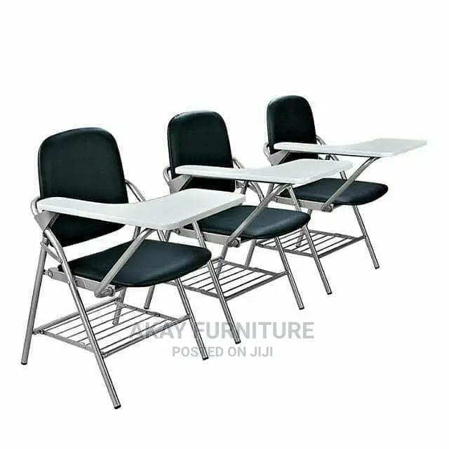 Foldable Training Chairs With Writing Pad
