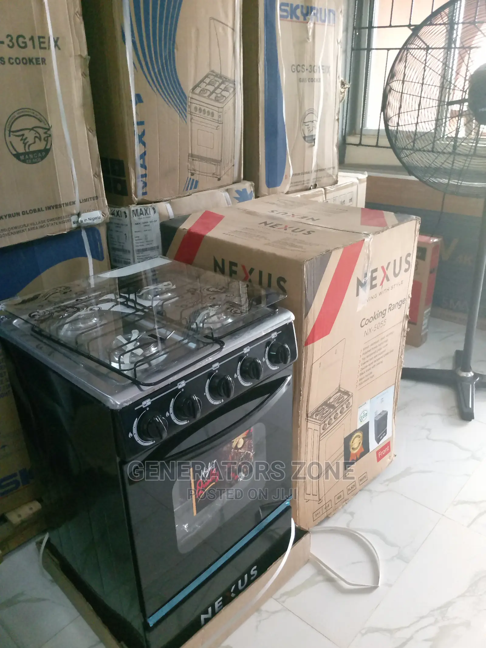 Nexus Cooker- Nx-5055b (4+0) With Oven