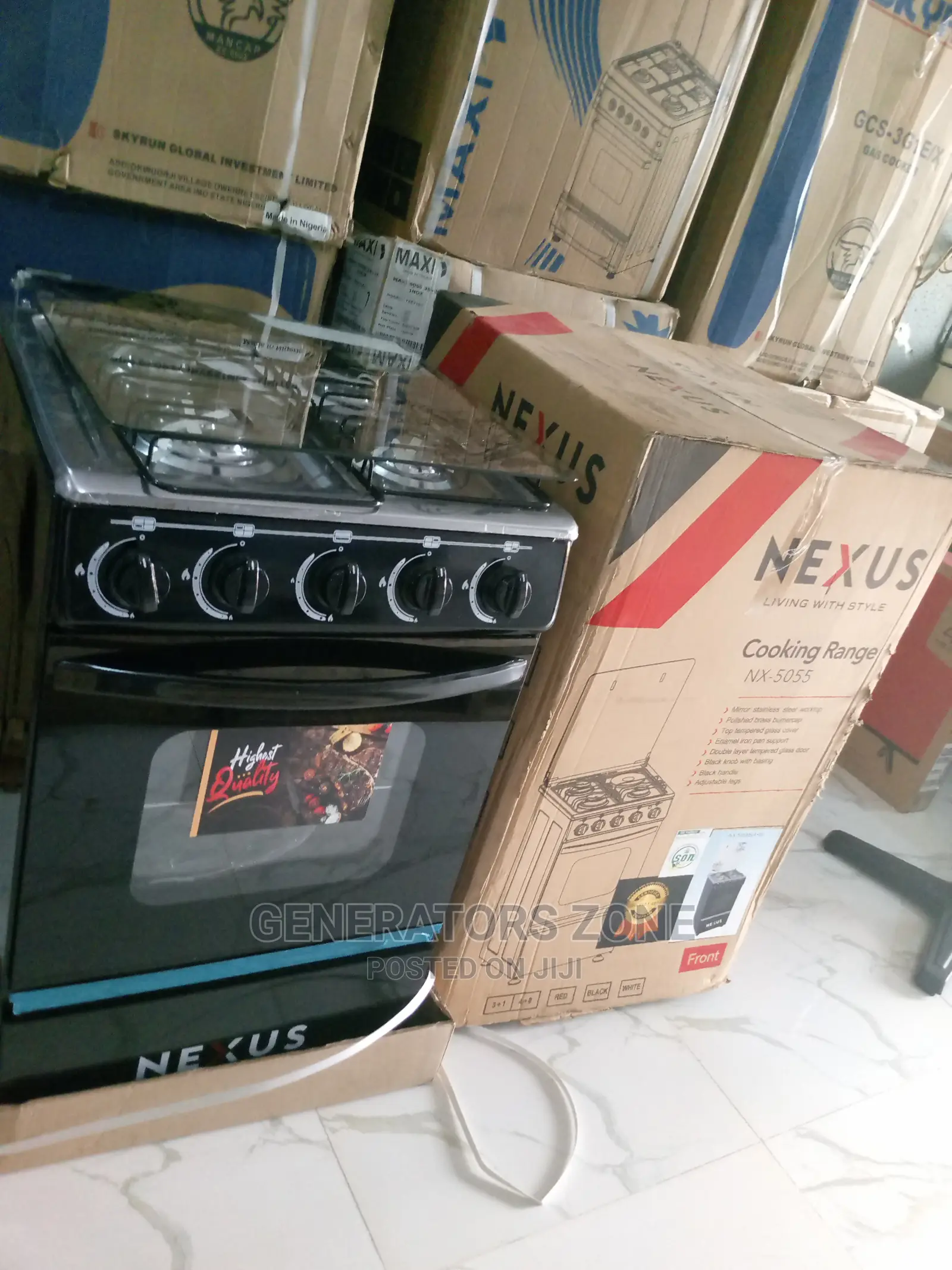 Nx-5055 (4+0)-Nexus Gas Cooker
