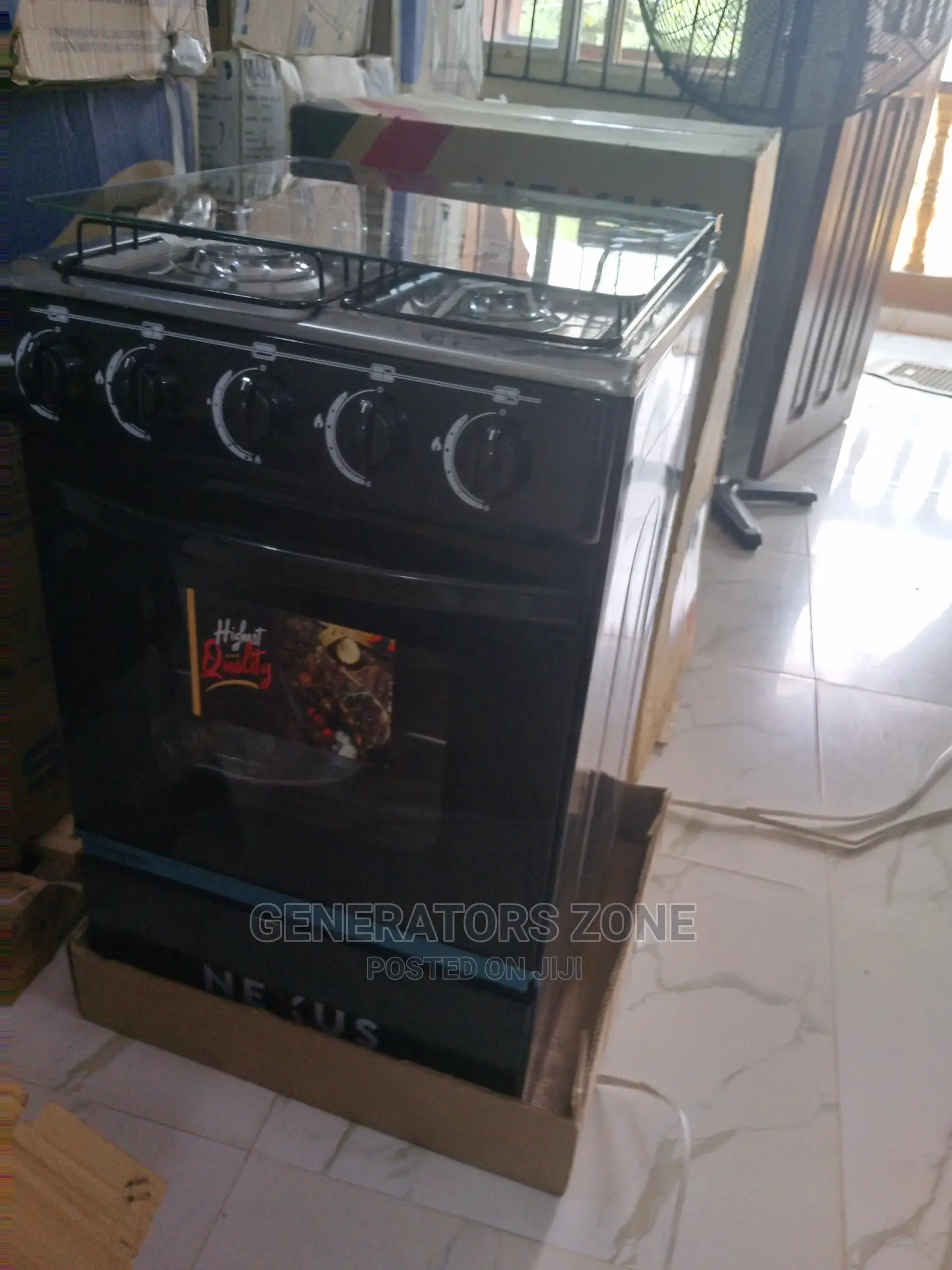 4+0 Burner Gas Nexus Cooker-Nx-5055b