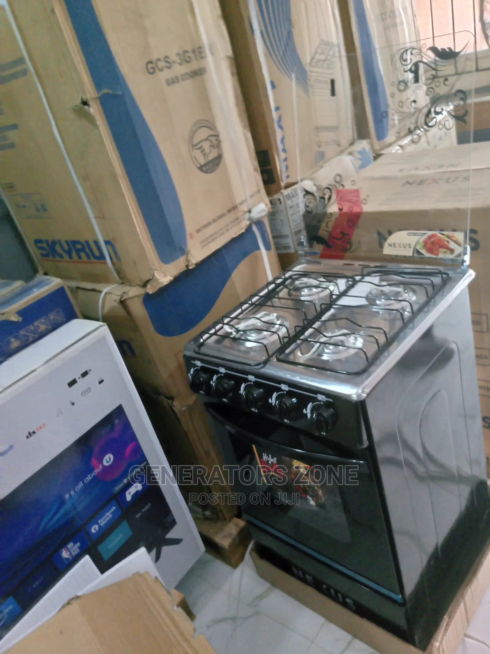 4+0 Burner Gas Nexus Cooker-Nx-5055b