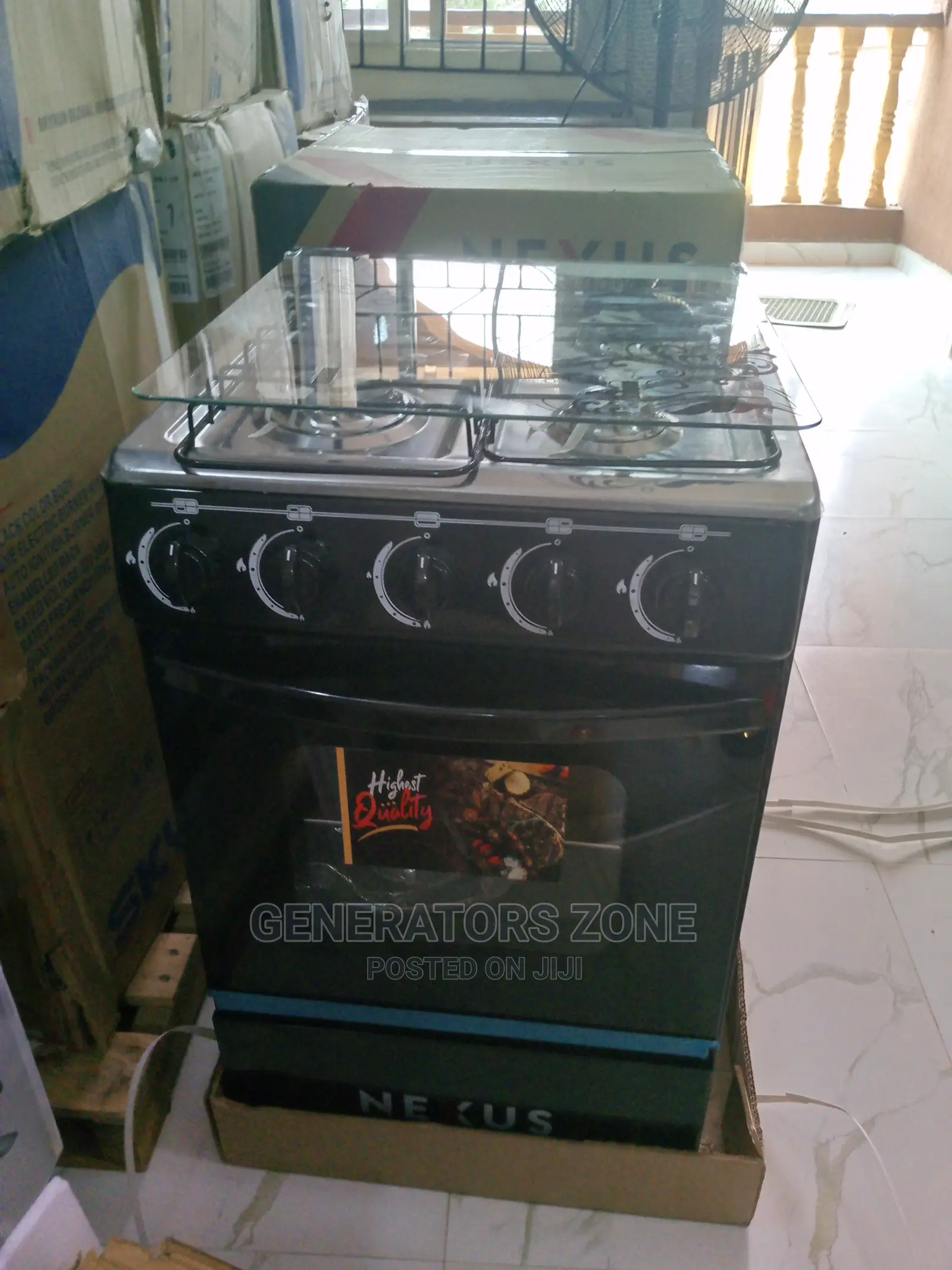 Nexus 4 Burners Standing Gas Cooker-Nx-5055b