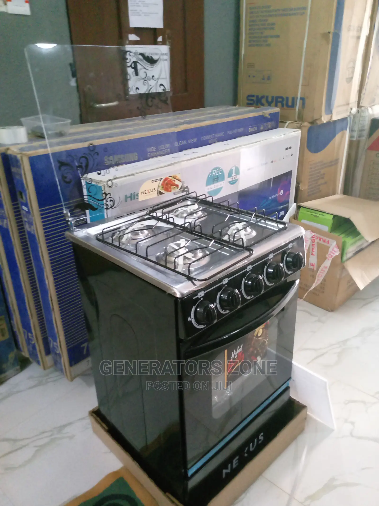 Nexus Multi-Cooker Gas Cooker With Bottom Oven| Nx-5055b