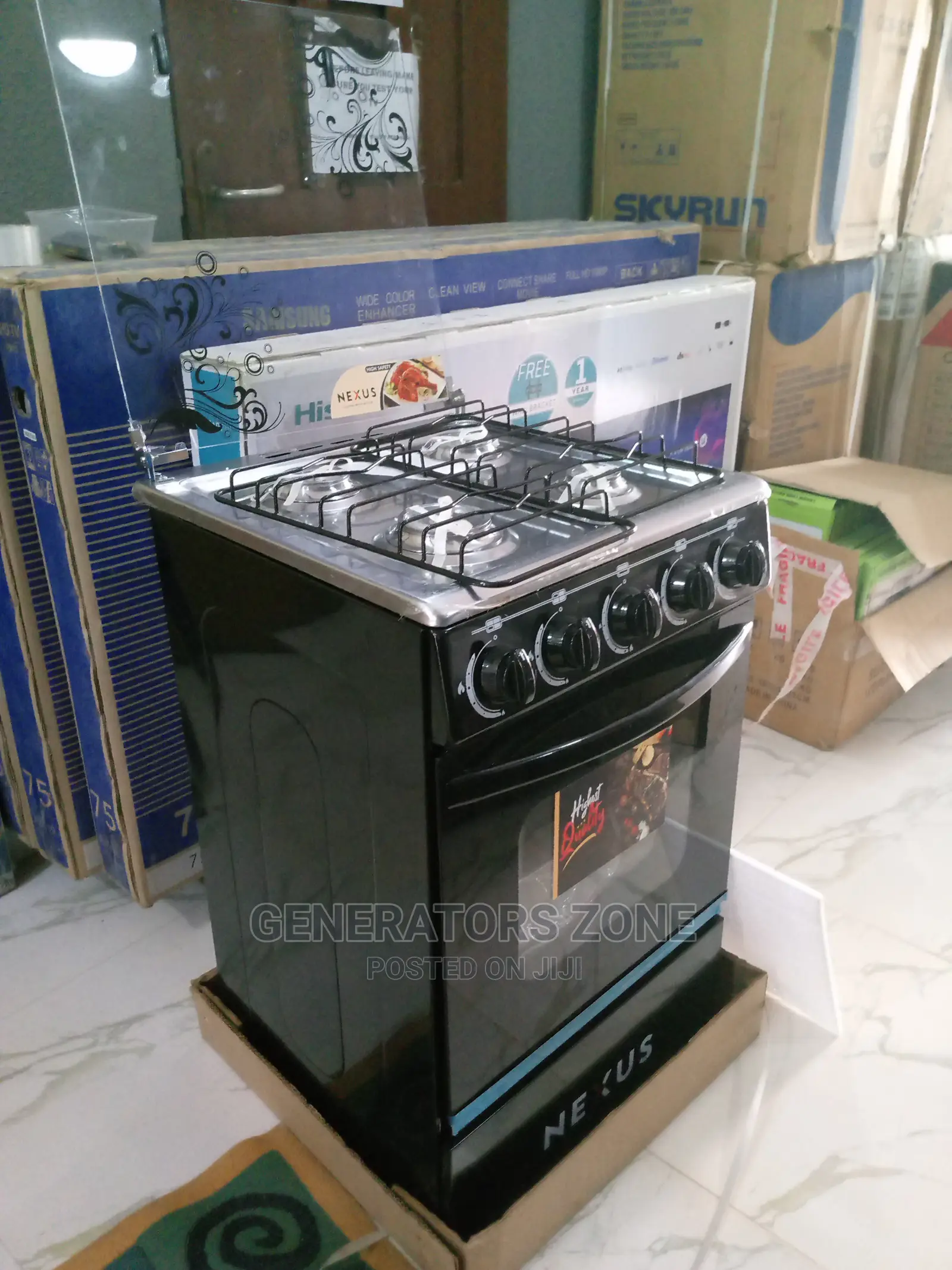 Nexus Multi-Cooker Gas Cooker With Bottom Oven| Nx-5055b