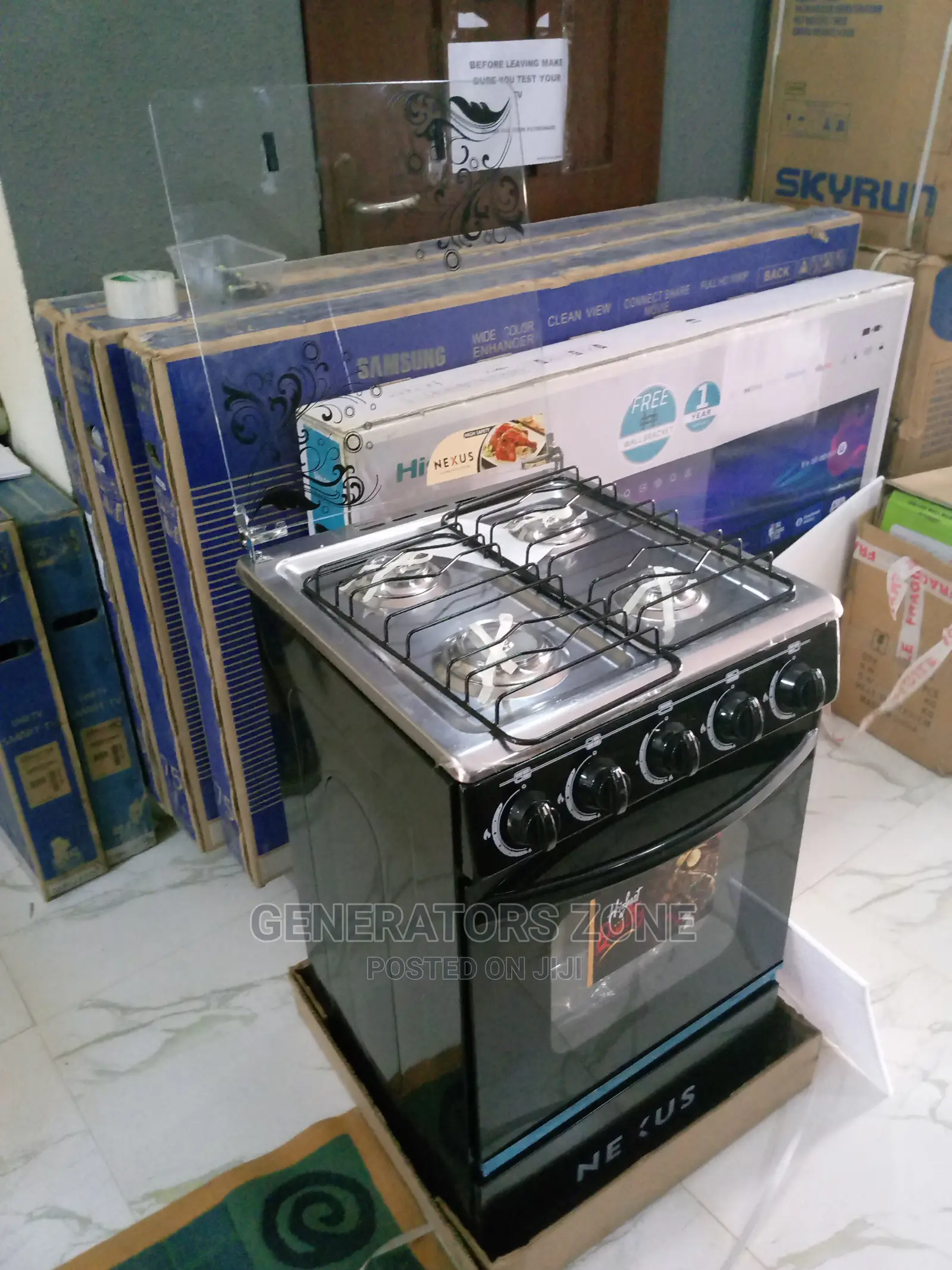 Affordable Nexus 4 Gas Burner Cooker With Oven| Nx-5055b