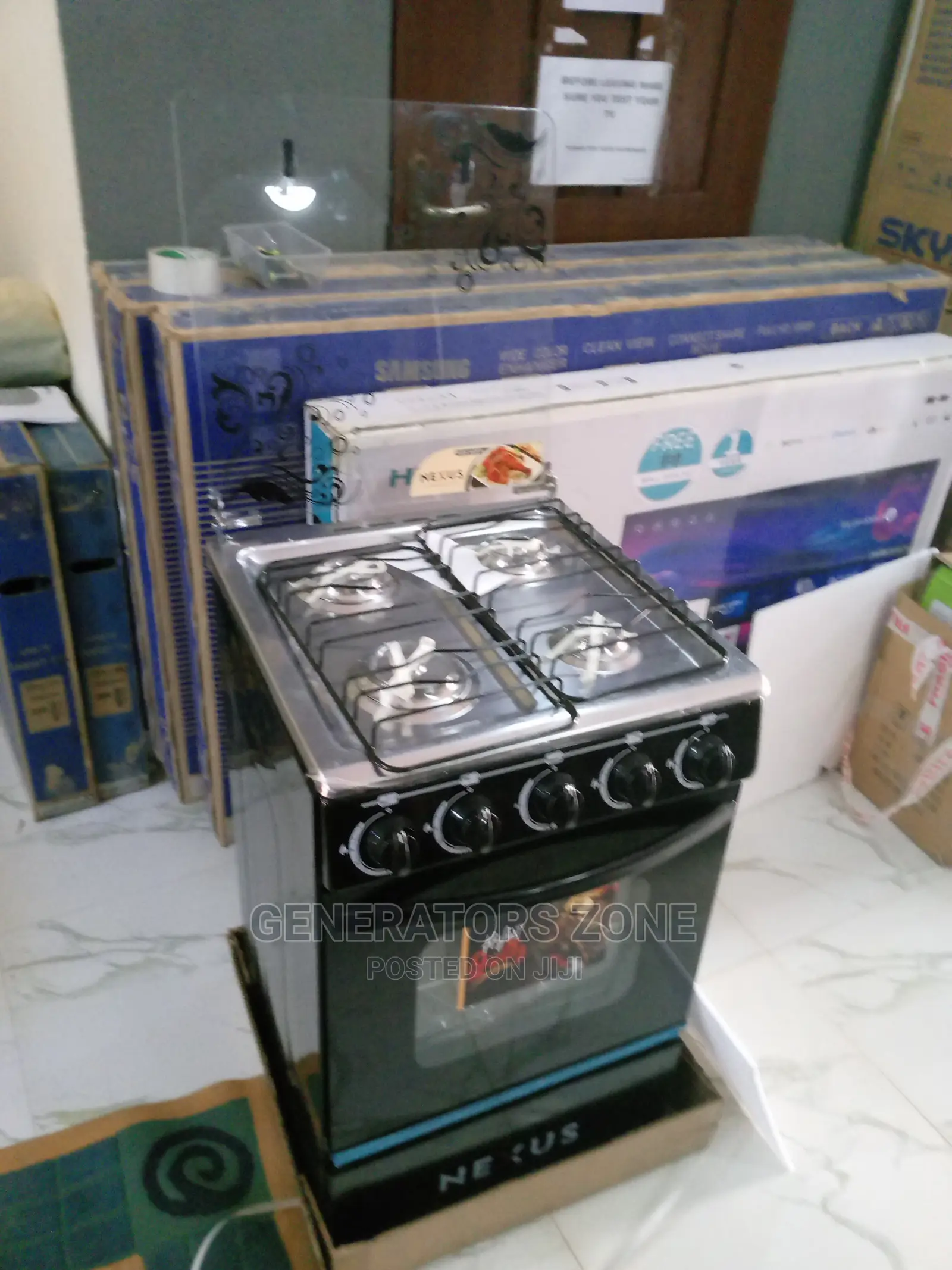 Nexus Multi-Purpose Gas Cooker With Bottom Oven