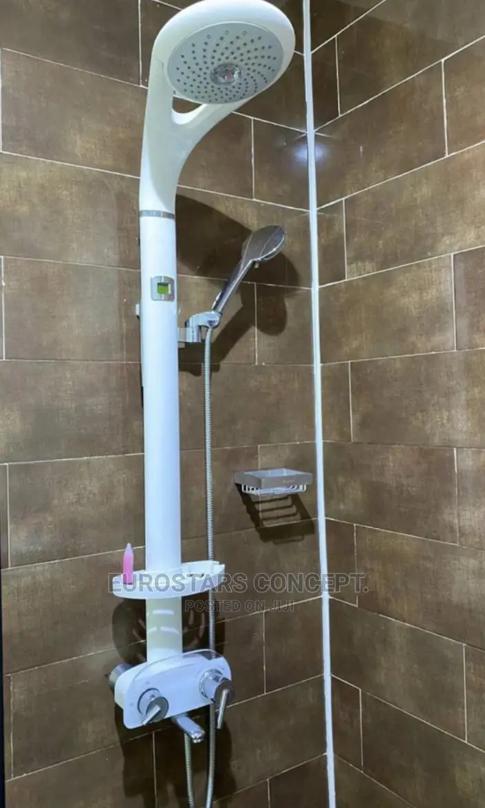 White Temperature Shower Set