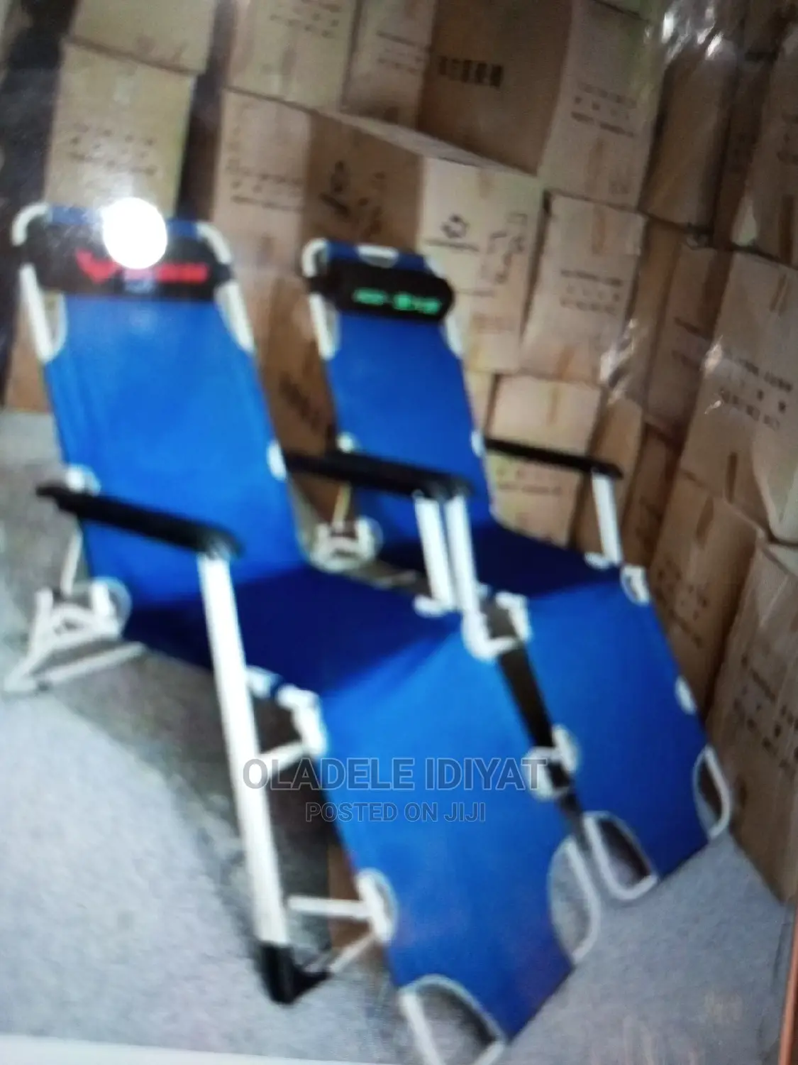 Foldable Chair Available in Blue Red Green