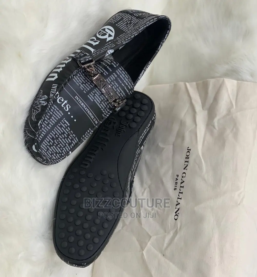 Original Italian JOHN GALLIANO Loafers Available in Store