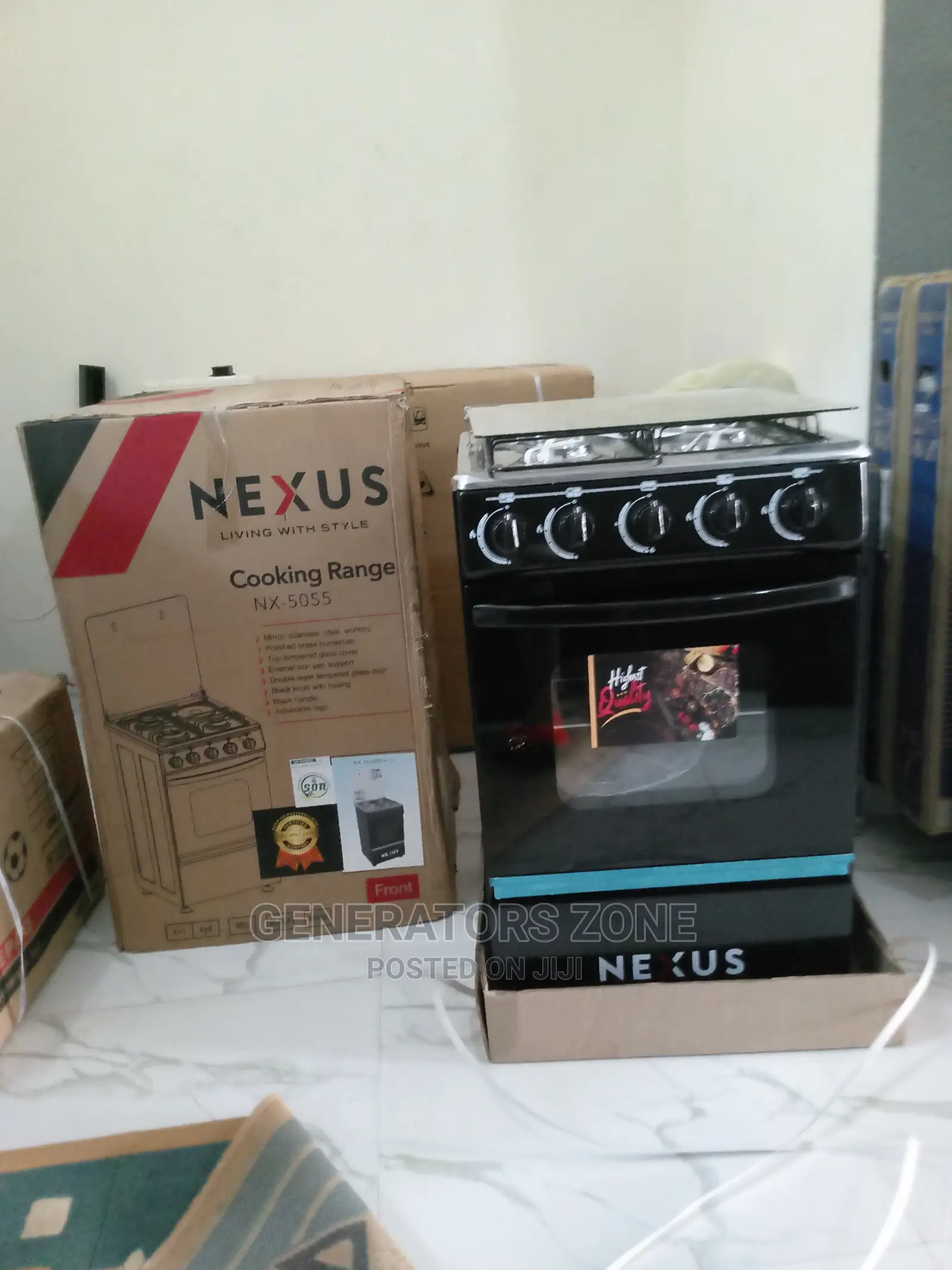 4 Gas Burner Nx-5055b-Nexus (Easy Clean)