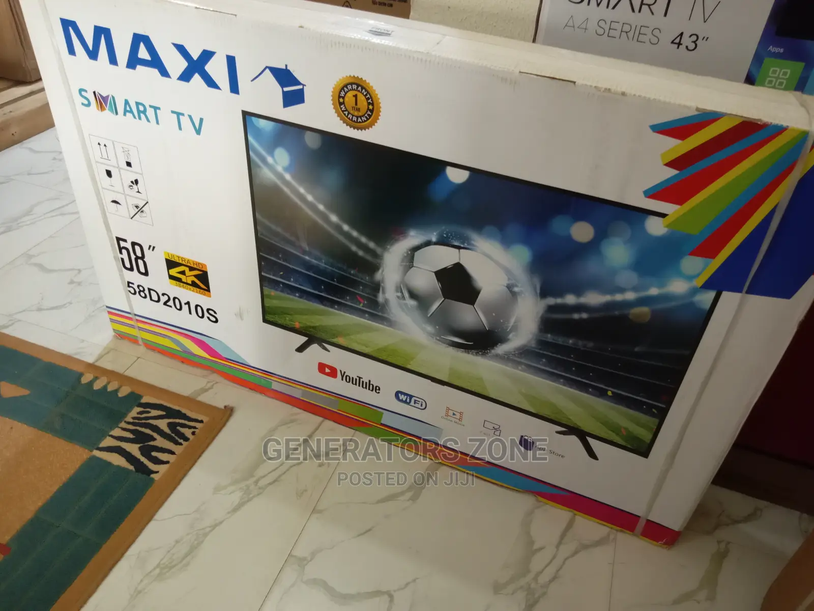58D2010S| Maxi 58-Inch Uhd Smart TV