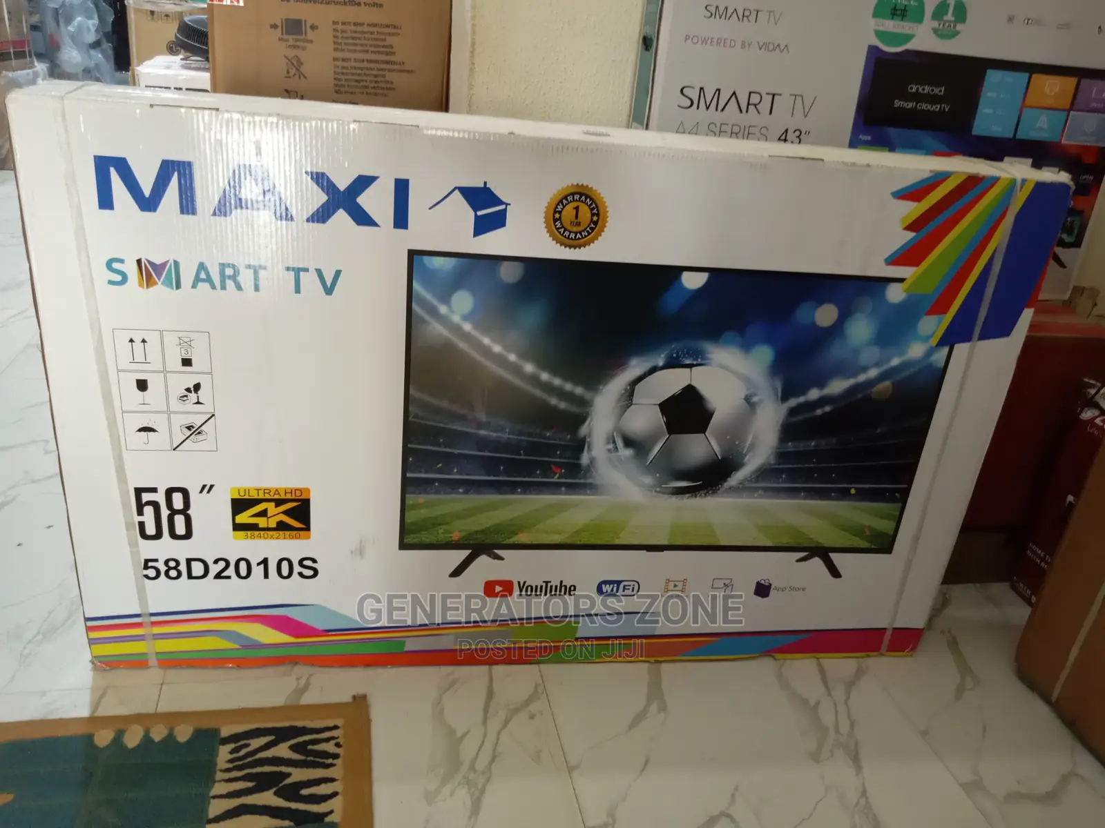 58D2010S| Maxi 58-Inch Uhd Smart TV