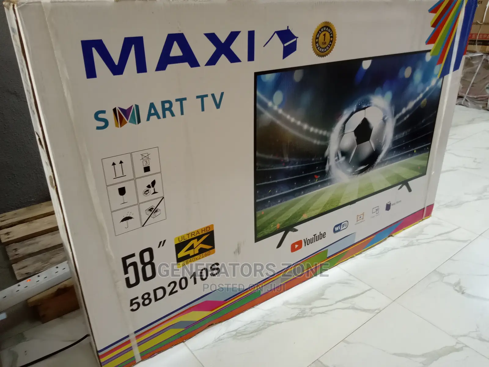 Maxi 58'' LED Smart Uhd Television With Wifi|58D2010S
