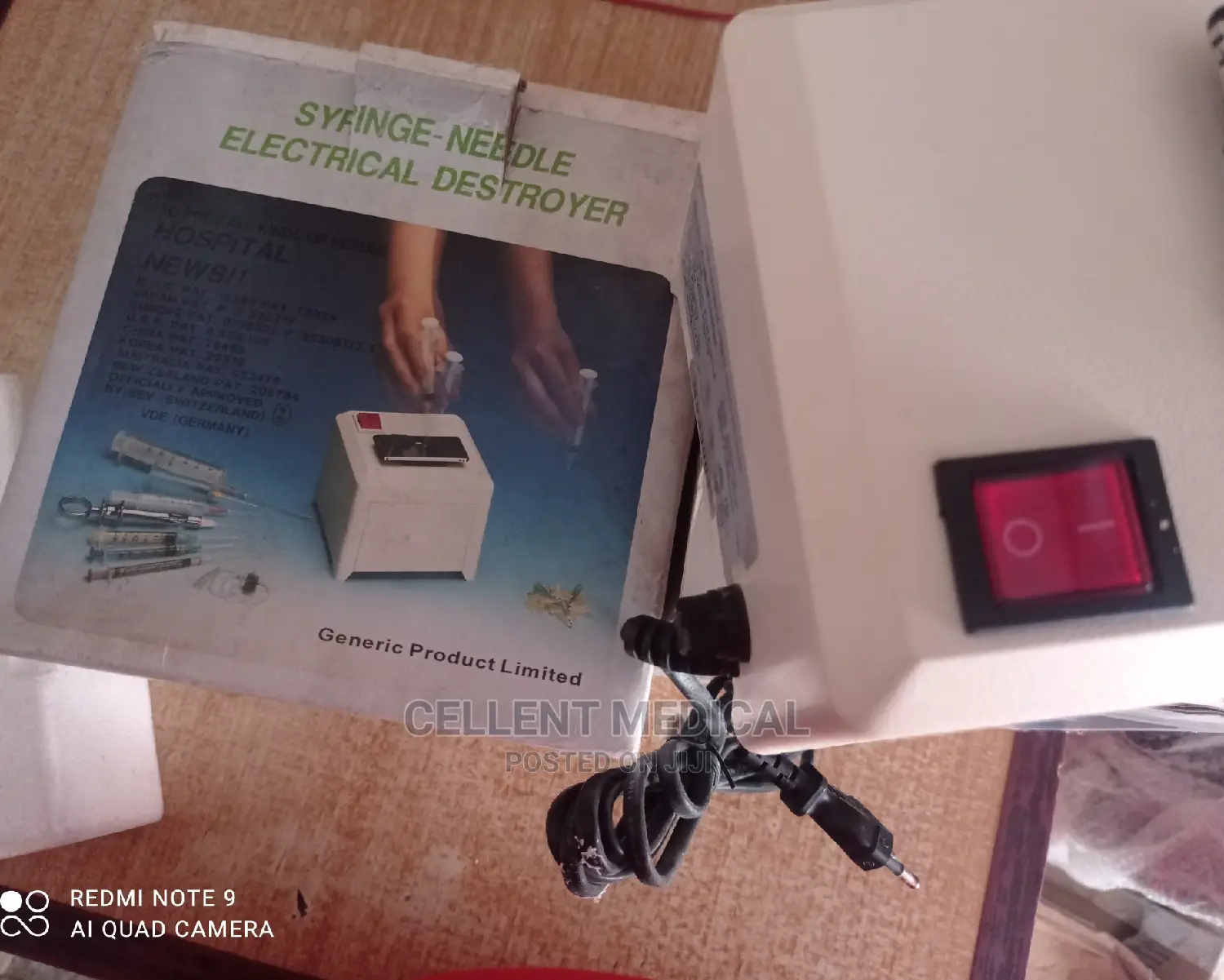 Syringe Needle Electrical Destroyer