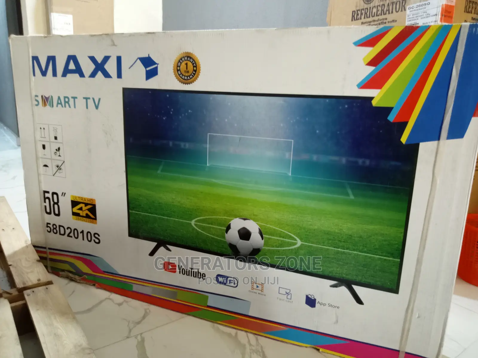 Maxi 58'' Ultra HD LED Smart Tv+Youtube+Netflix (58D2010S