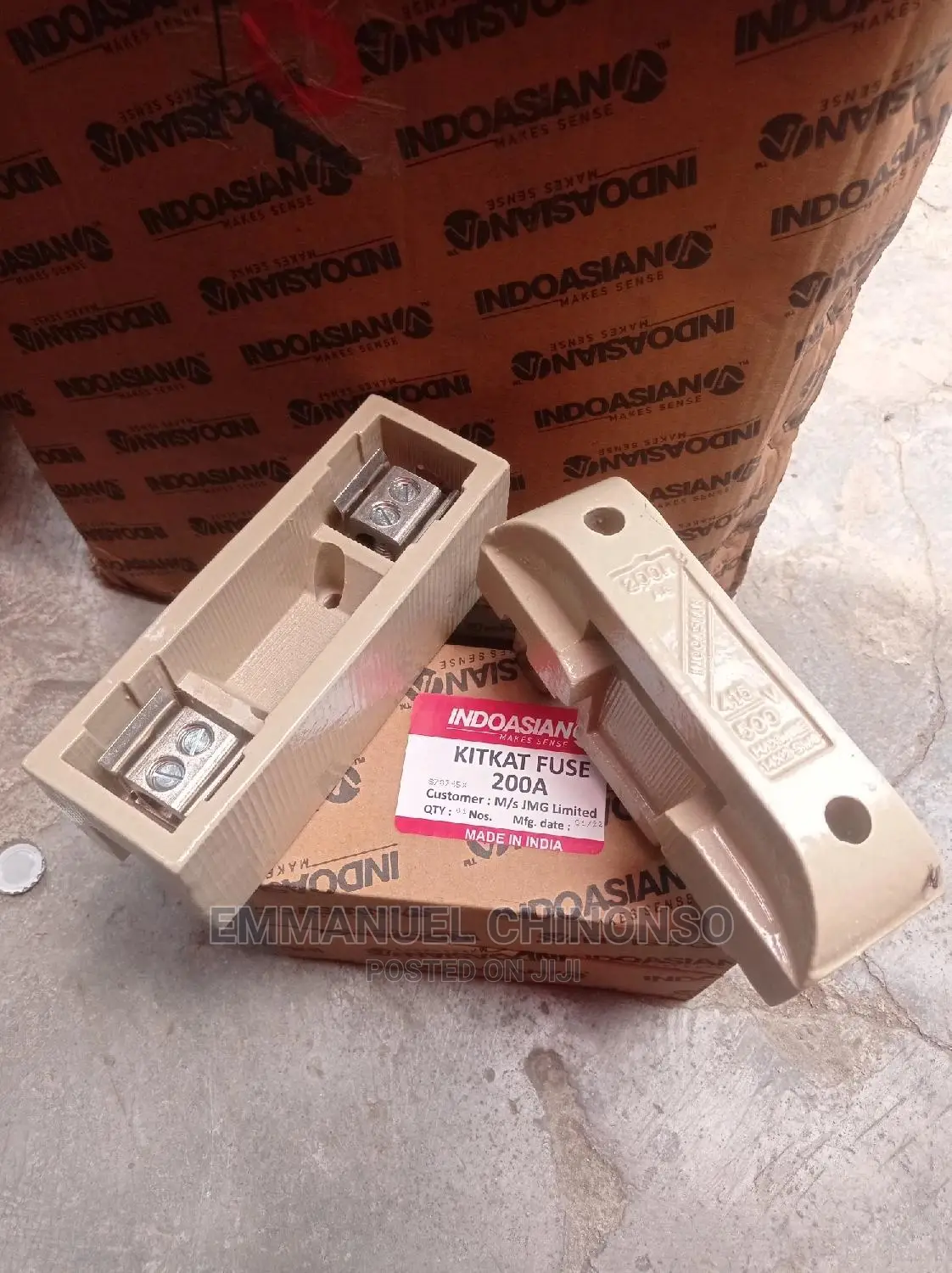 200A Indoasia Fuse and Base