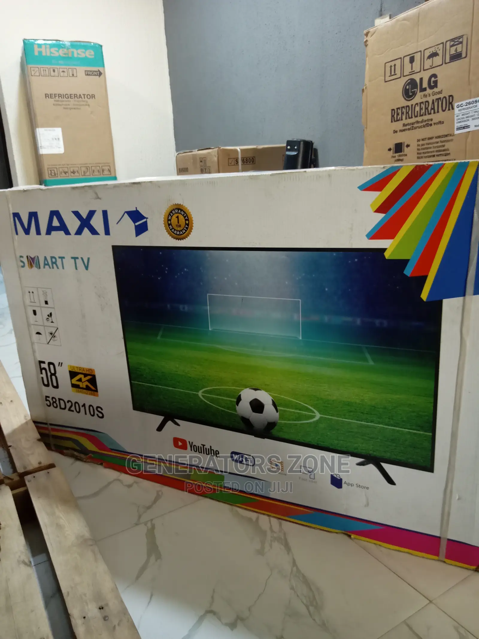 Maxi TV -58d2010s (Smart Tv) + Netflix+Appstore