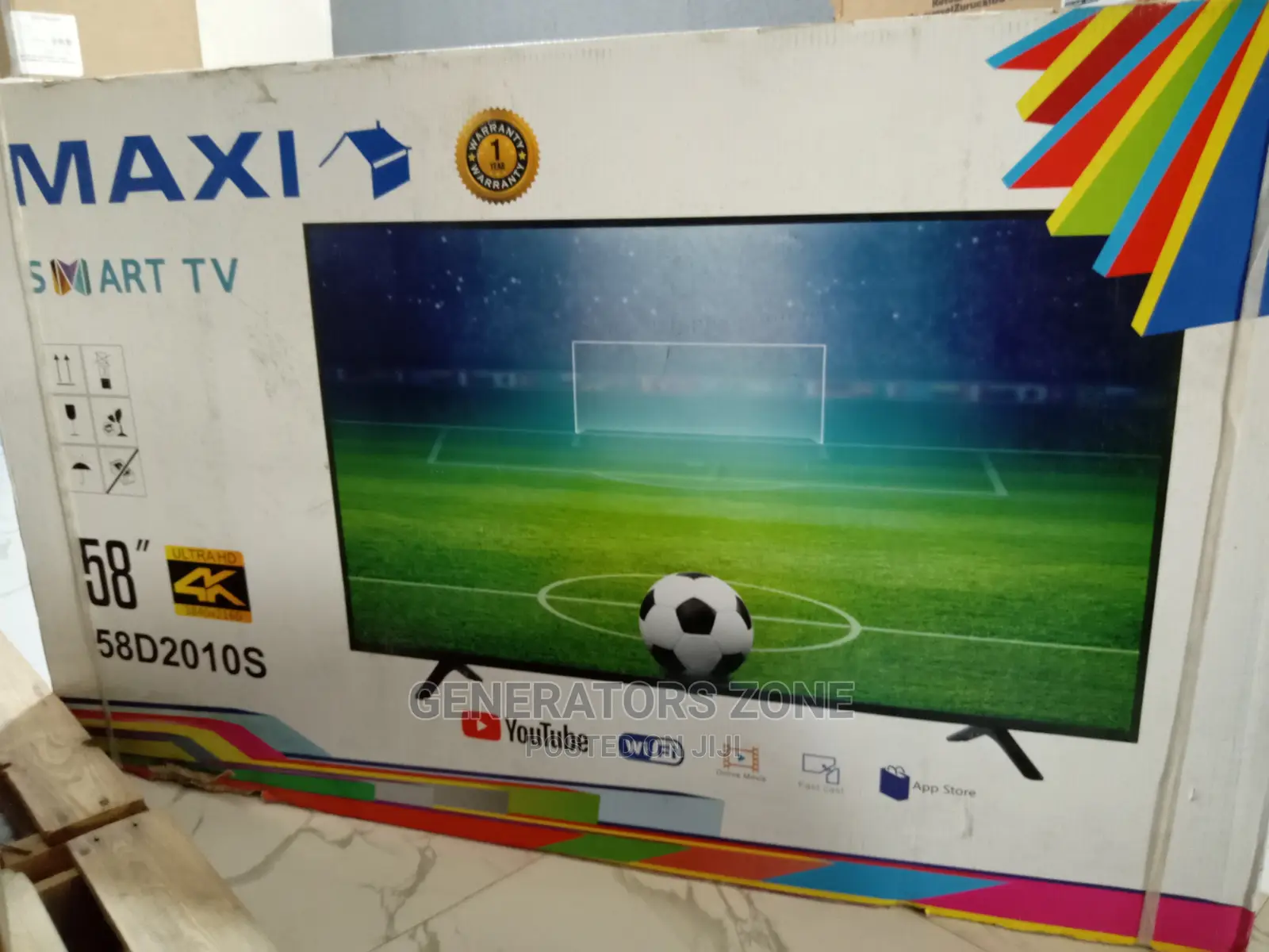 Maxi TV -58d2010s (Smart Tv) + Netflix+Appstore
